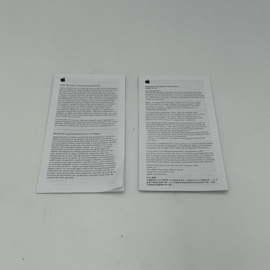 Apple Magic Mouse - Wireless Mouse - Black (A3204) - Used with box