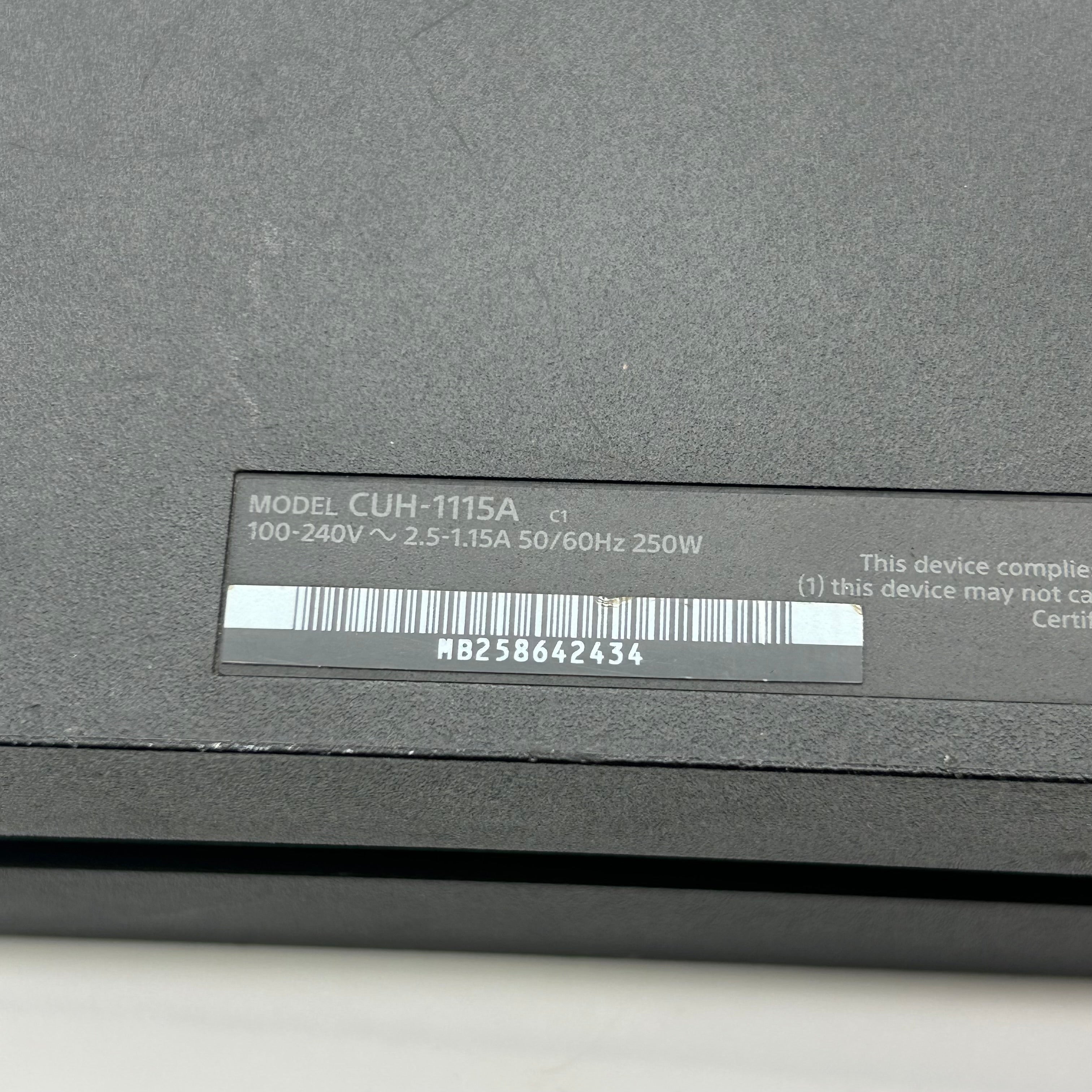 Sony PlayStation 4 PS4 500GB Black Console Gaming System CUH-1115A - Tested