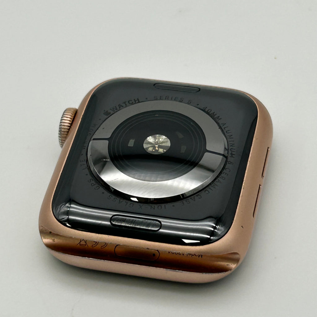Unlocked Apple Watch Series 5 40MM Rose Gold Aluminum A2094 Face Only