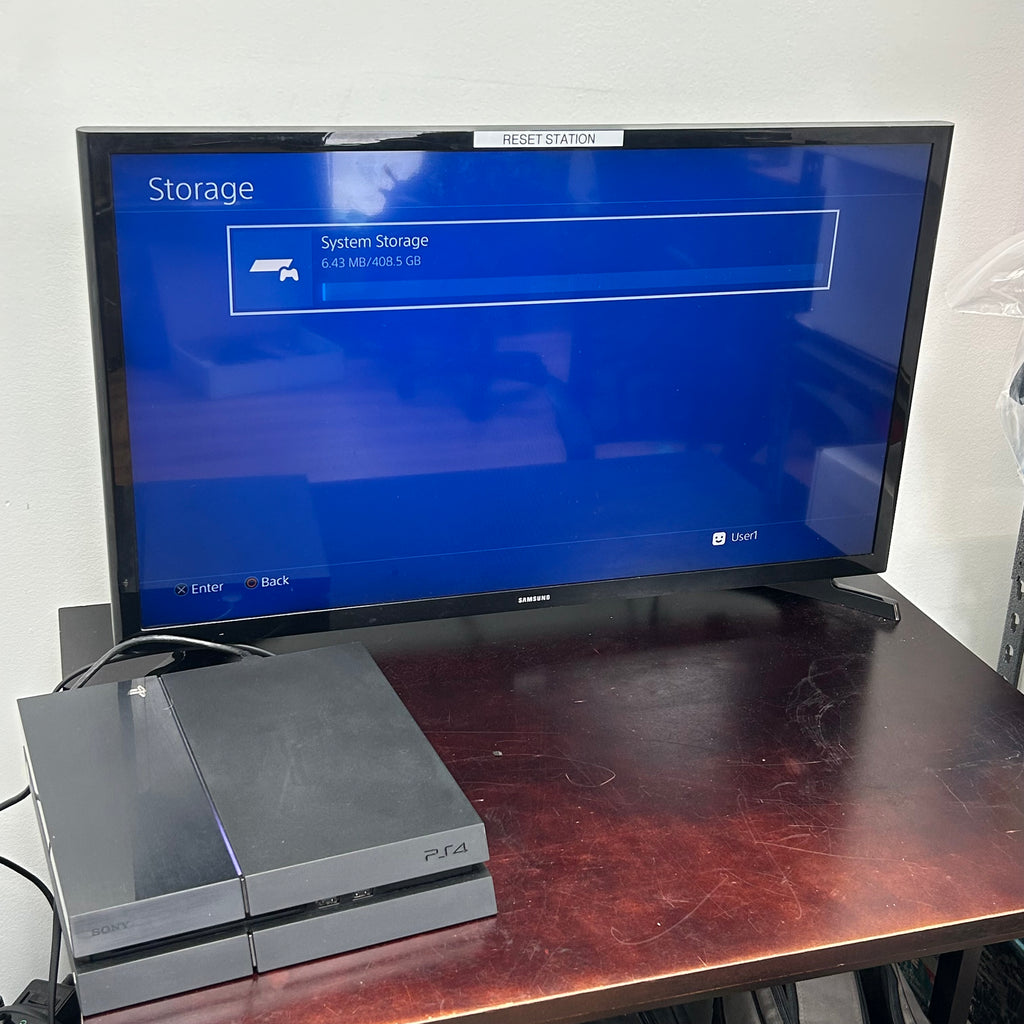 Sony PlayStation PS4 CUH-1115A 500GB Console w/4 Games - Tested