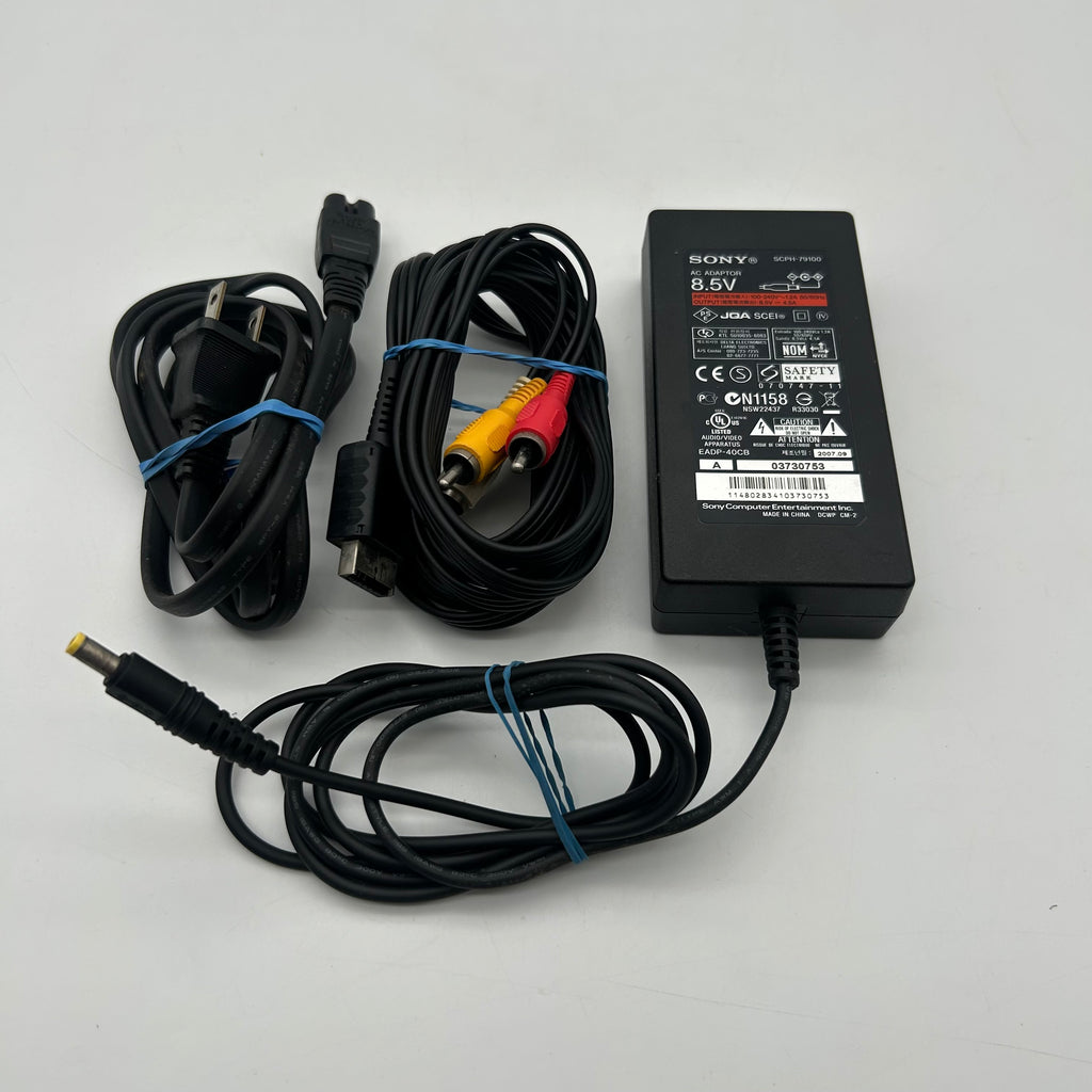 Sony PlayStation 2 Slim SCPH-79001 PS2 Console w/ OEM Cables - Tested
