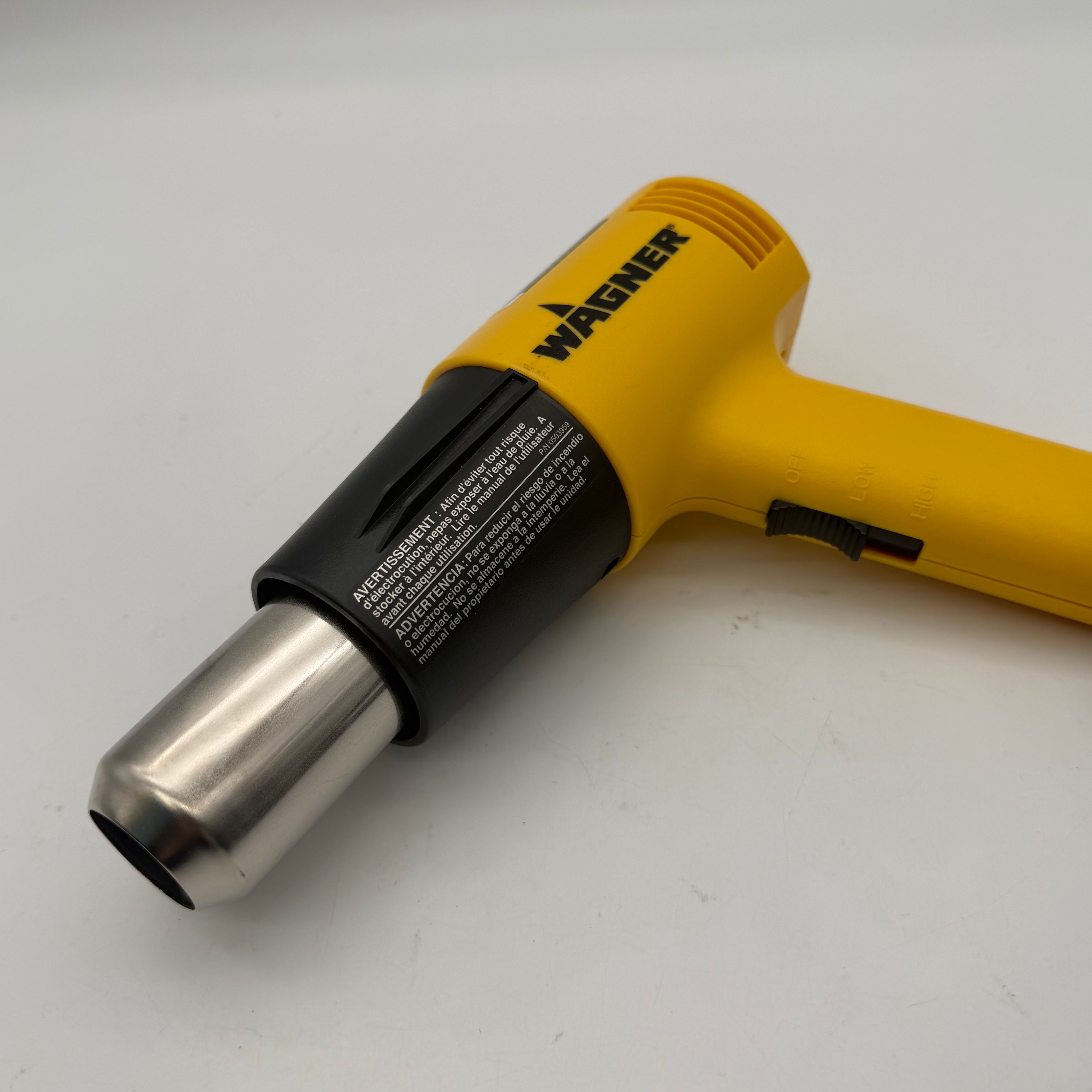 Wagner HT1000 0503172 Dual Temperature Heat Gun Tool Black Yellow 1200 Watts