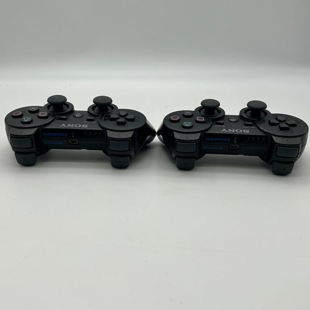 Sony PlayStation 3 Backward Compatible (CECHA01) 500GB Bundle:2 Controllers & 4 Games