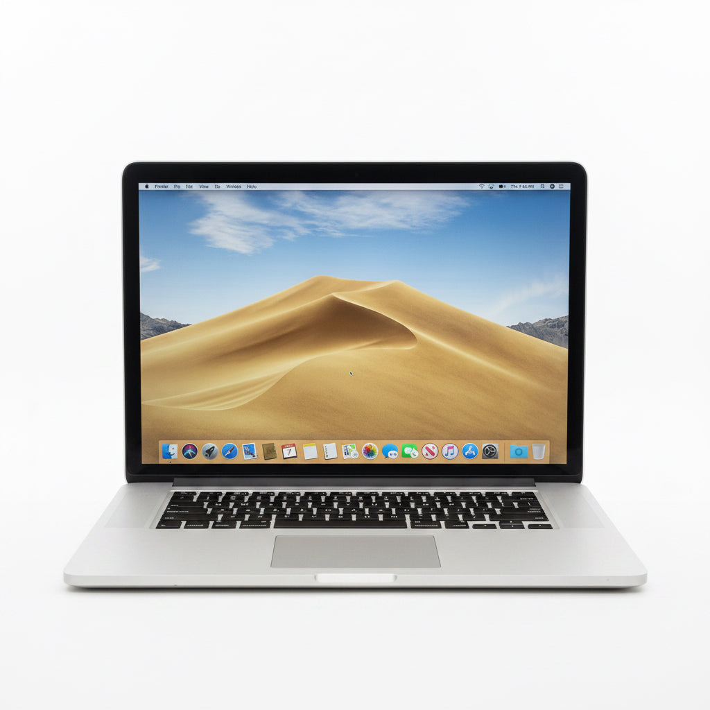 Apple MacBook Pro 15.4” Retina, A1398, 2.4 GHz Quad-Core i7, 16GB RAM, 512GB SSD