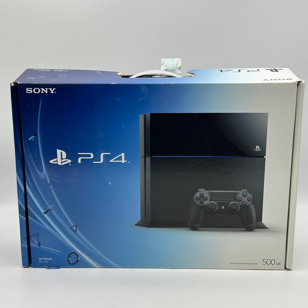 Sony PlayStation 4 PS4 500GB Black Console CUH-1115A Bundle, Controllers - TESTED w/ 8 Games