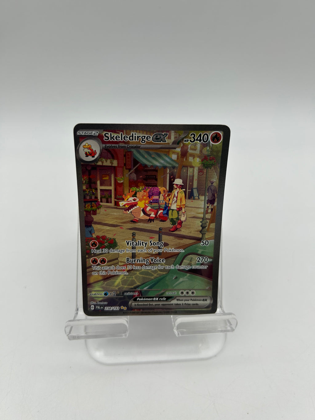 Skeledirge ex #258/193 Pokemon Collectible - Used - A Raw Ungraded