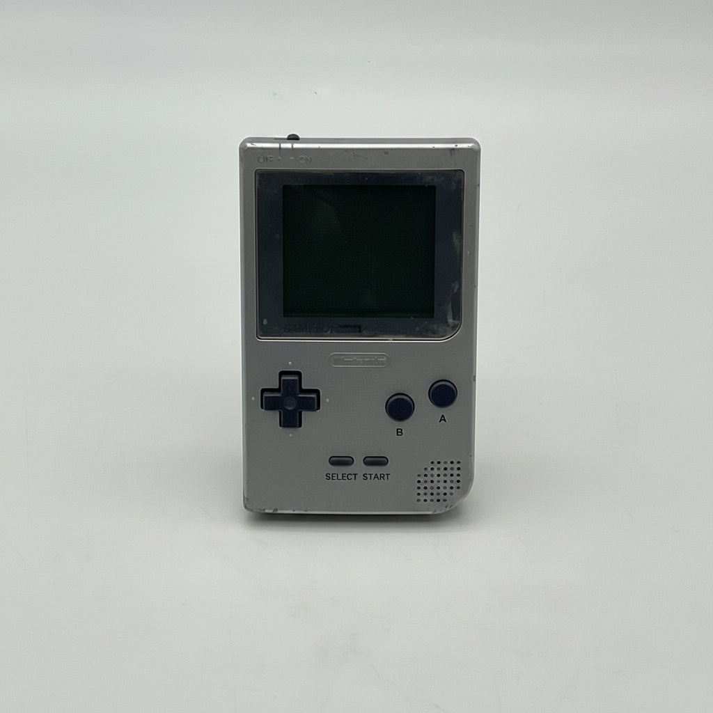 Nintendo GameBoy Pocket MGB-001 1996 Silver- For Parts
