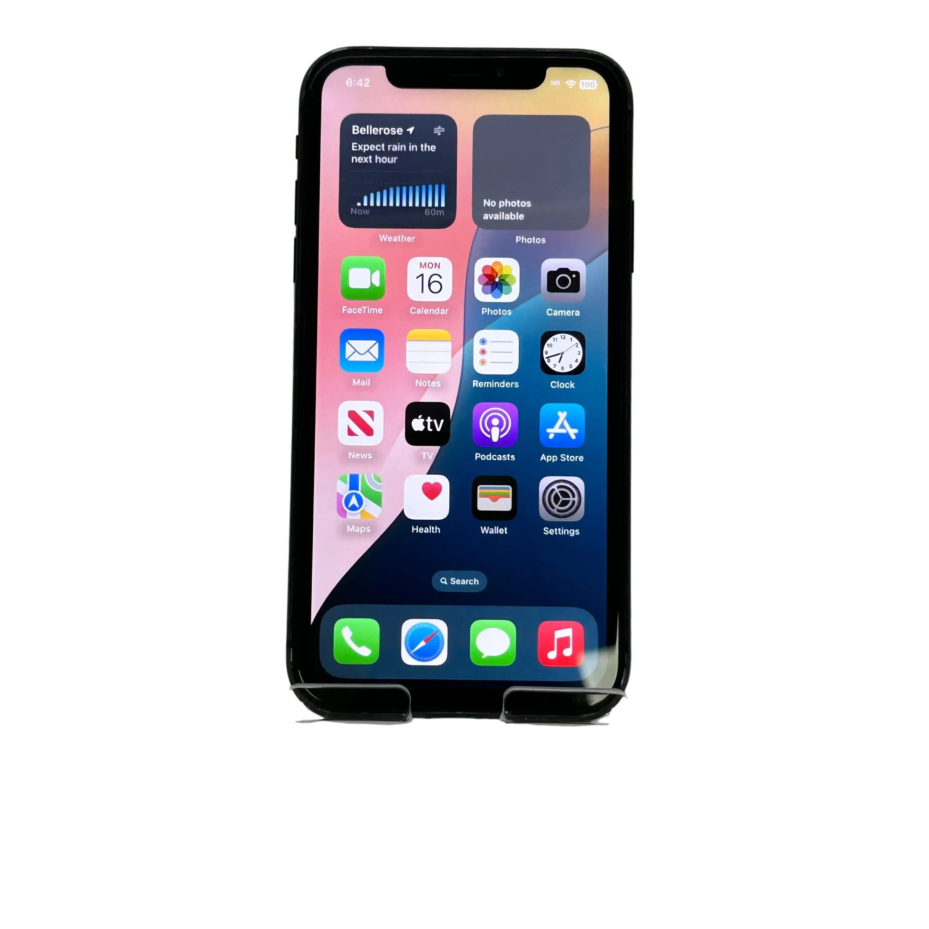 Unlocked  Apple iPhone XR 128GB Black MT3T2LL/A Battery Health 100% - Used