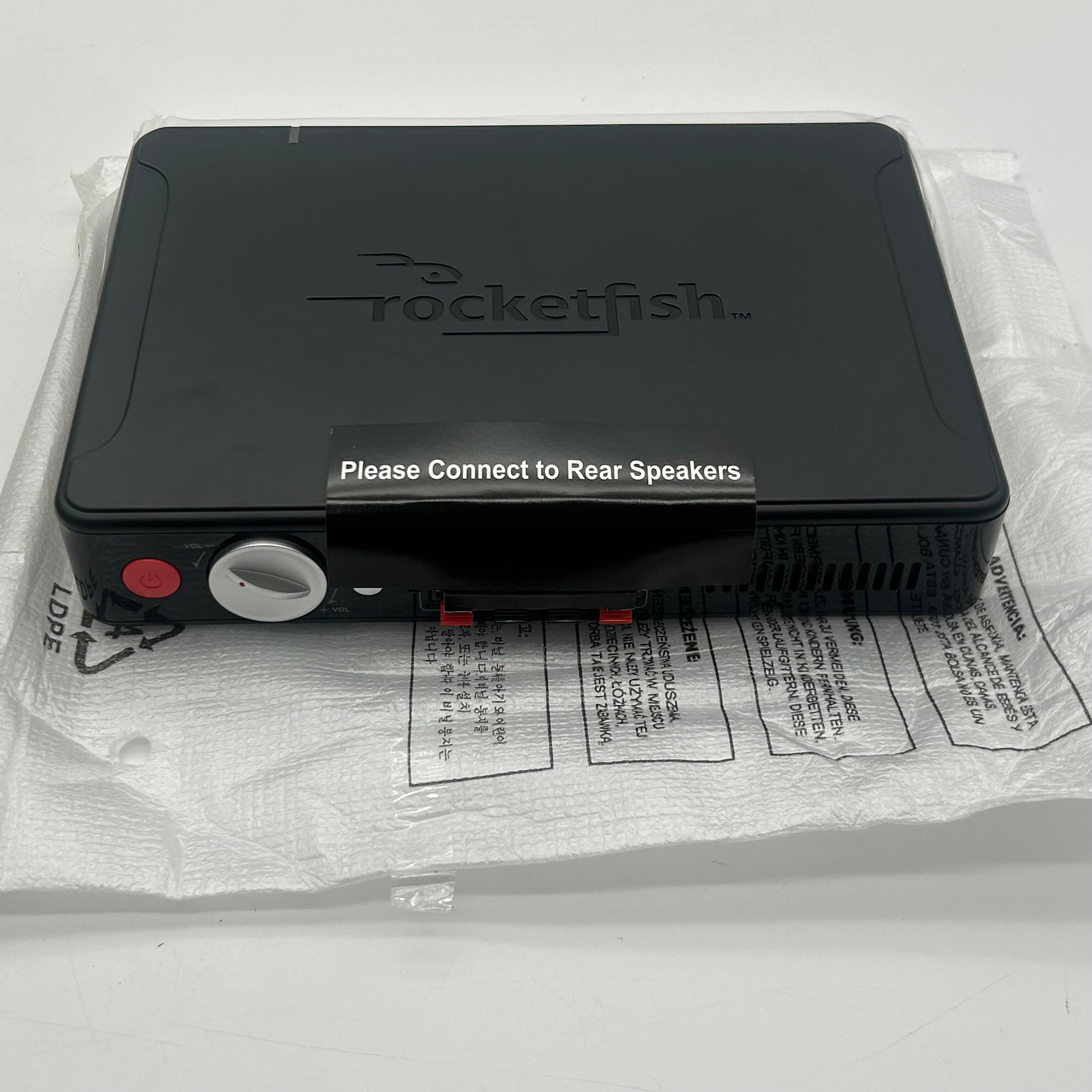 Rocket Fish RF-WHTIB Receiver Sender Universal Wireless Rear Speaker Kit - New Open Box