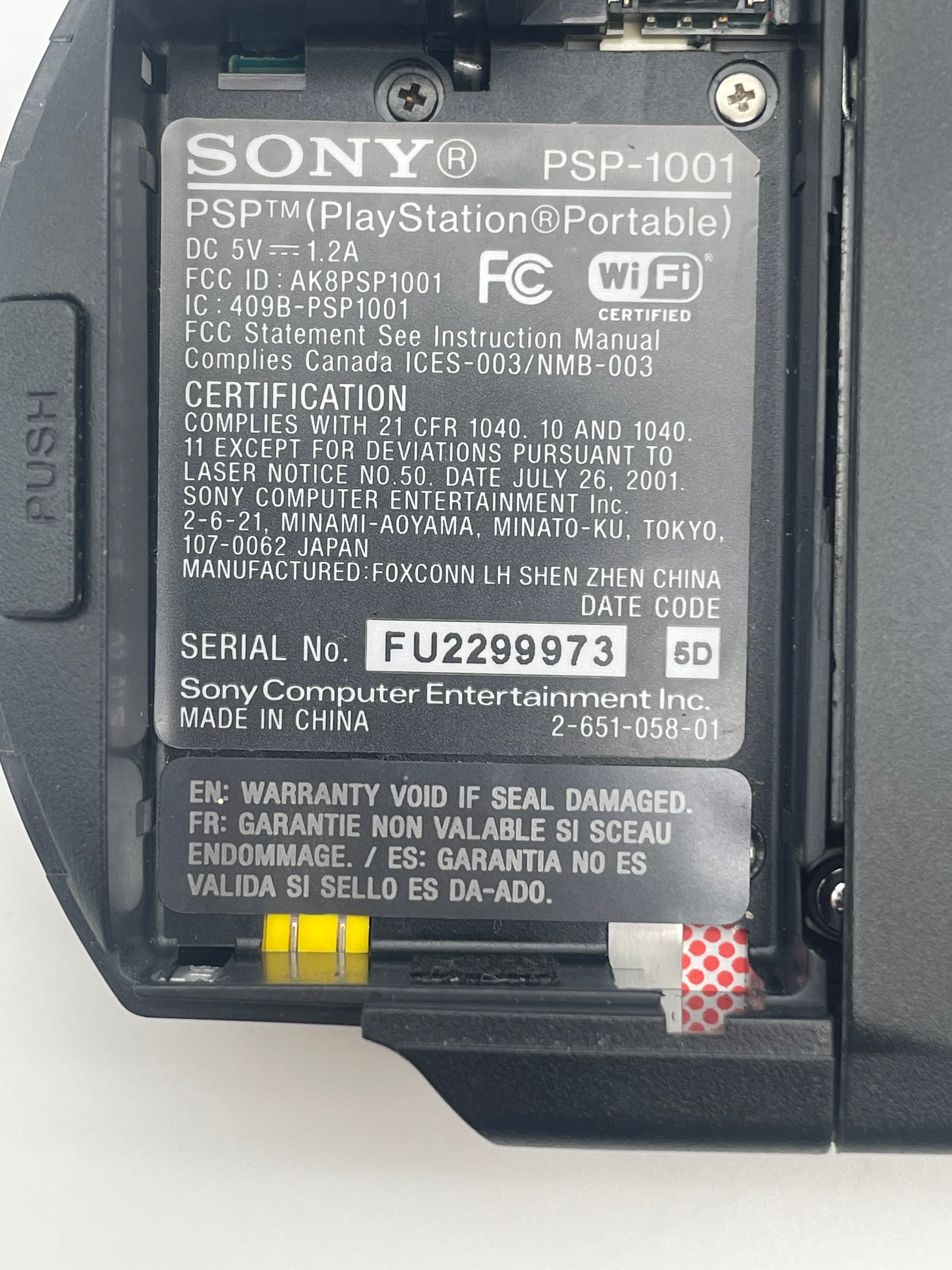 Sony PSP (PSP-1001) w/ Lot Of Games- For Parts Only