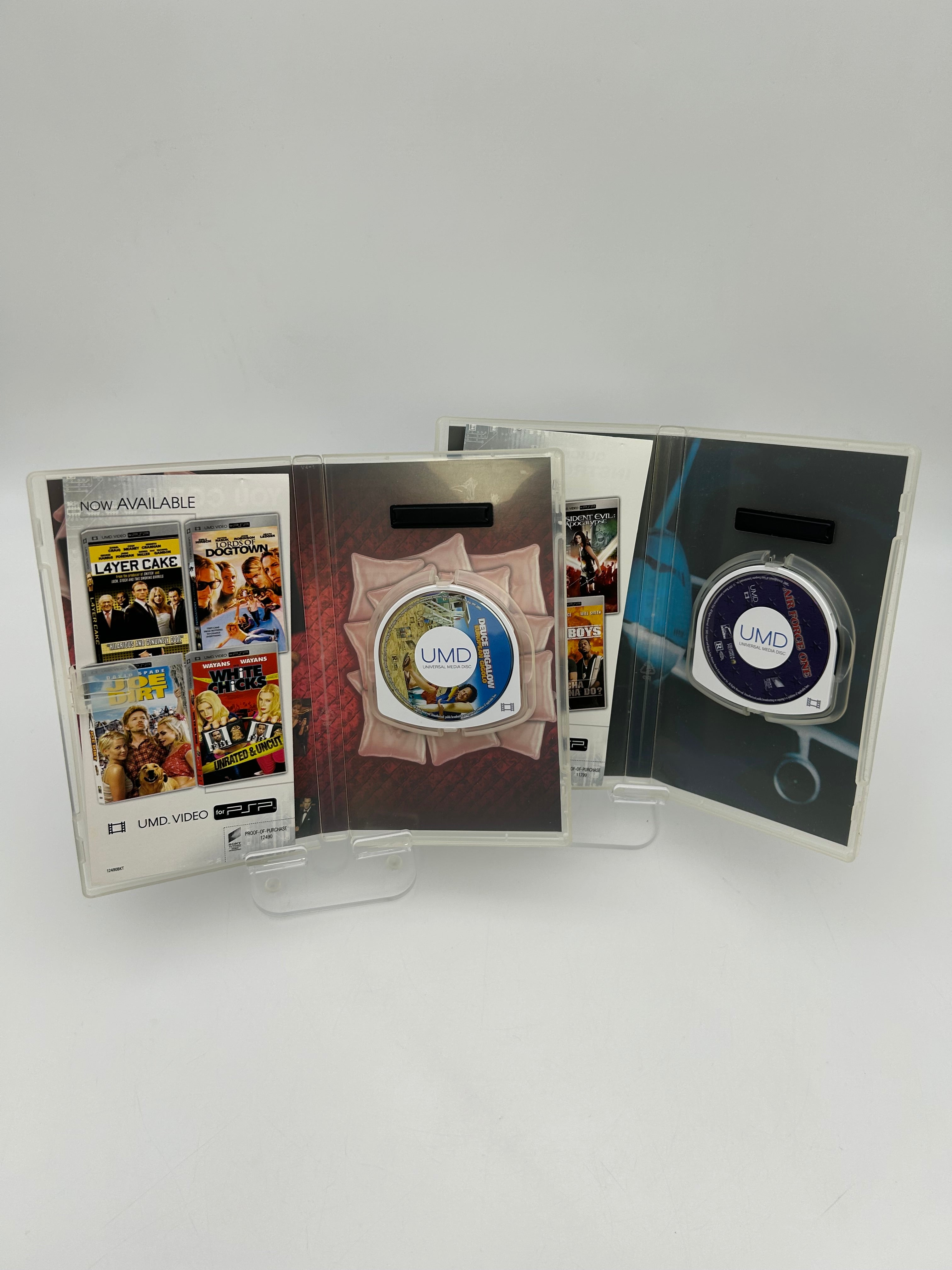 Lot of 2 UMDs for PSP - Deuce Bigalow European Gigolo & Air Force One
