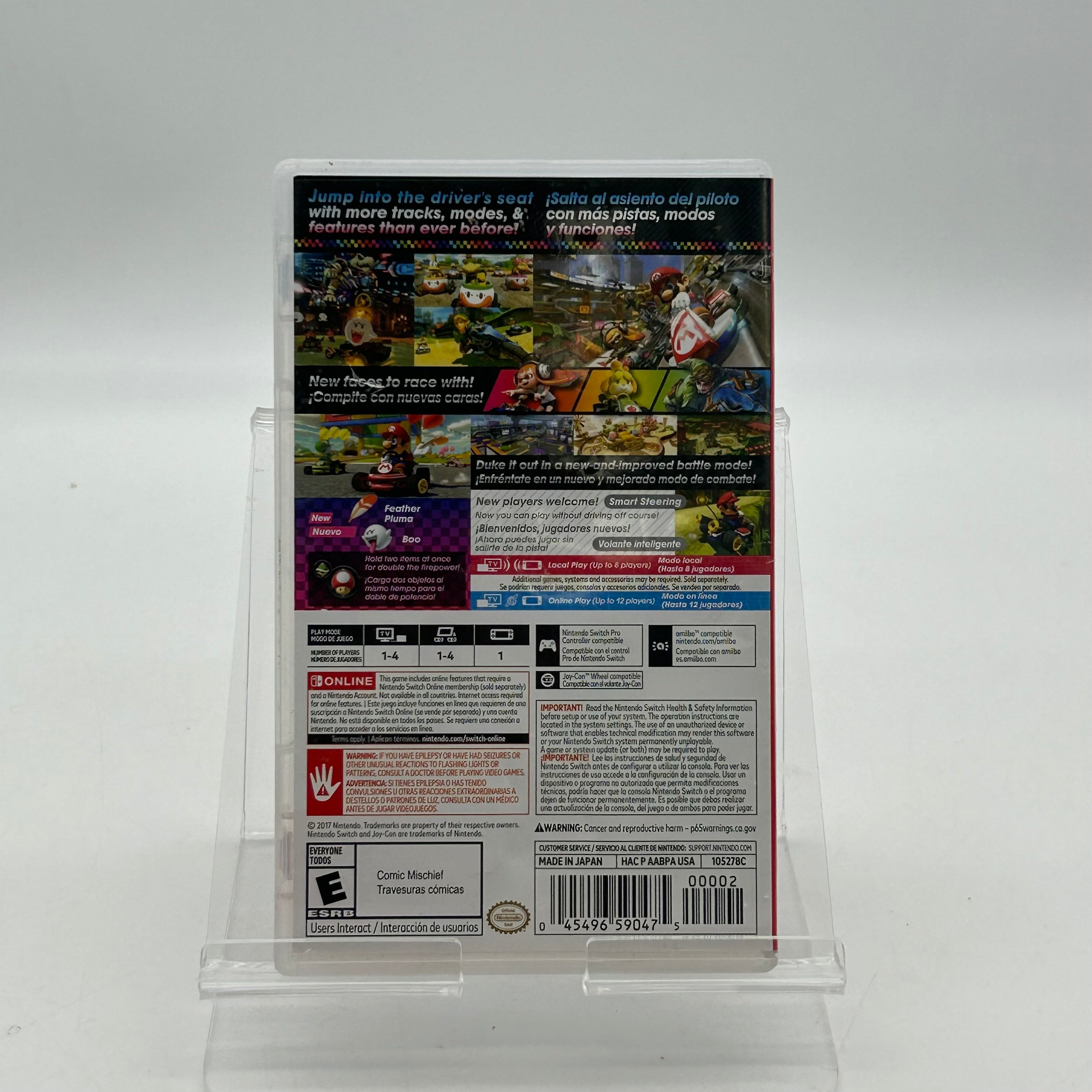 Mario Kart 8 Deluxe Nintendo Switch NSW - with Case