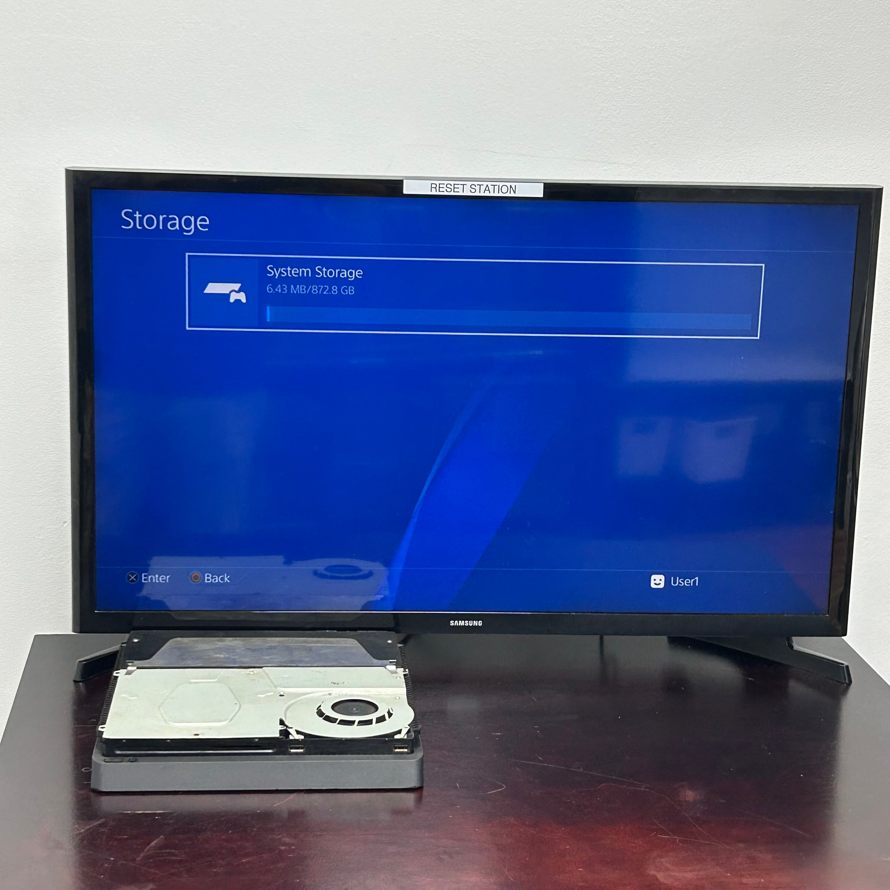 Sony PlayStation 4 PS4 Slim CUH-2215B 1TB Console ONLY - WORKING No Top Cover