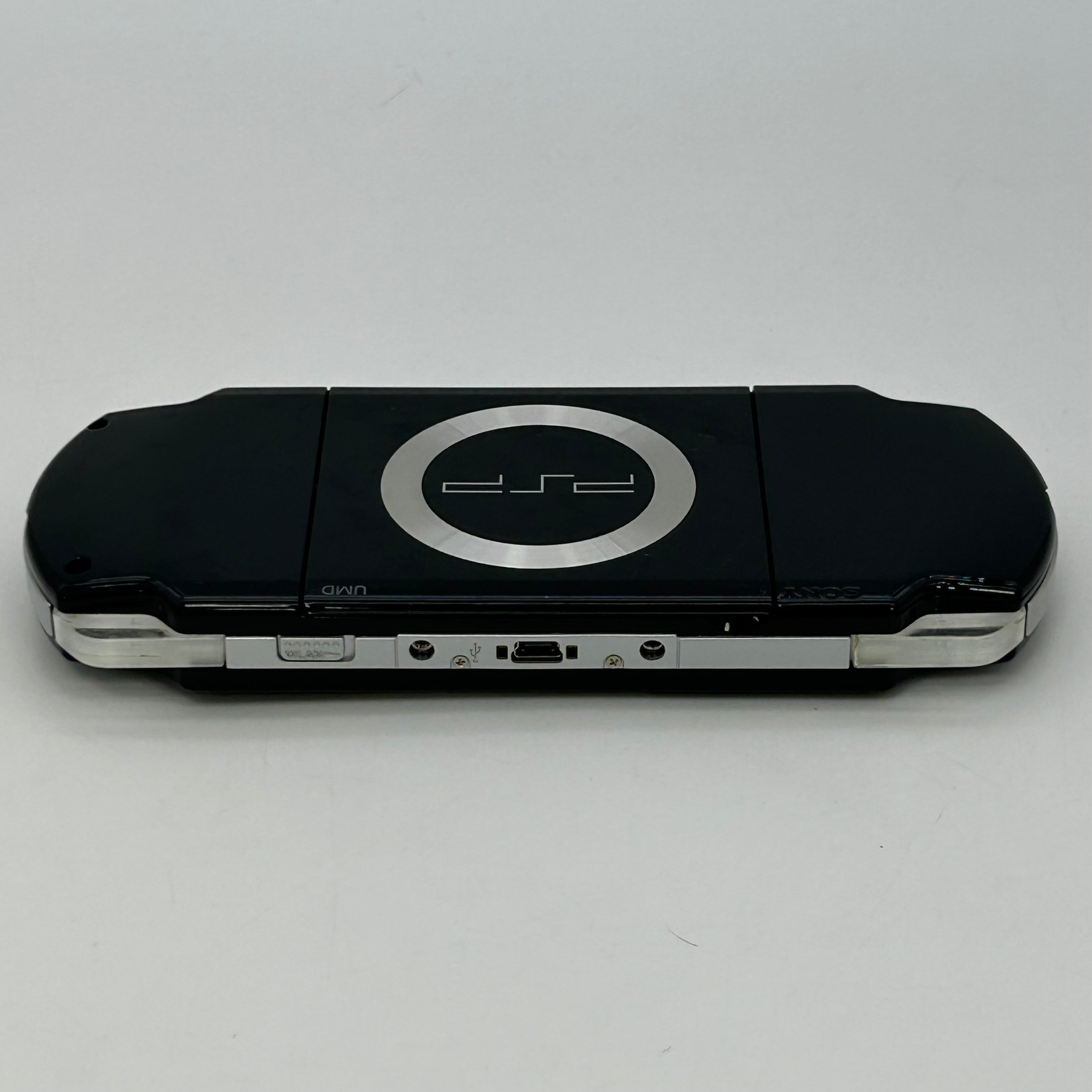 Sony PSP 2001 Piano Black Handheld Console Bundle Untested For Parts 3 Games