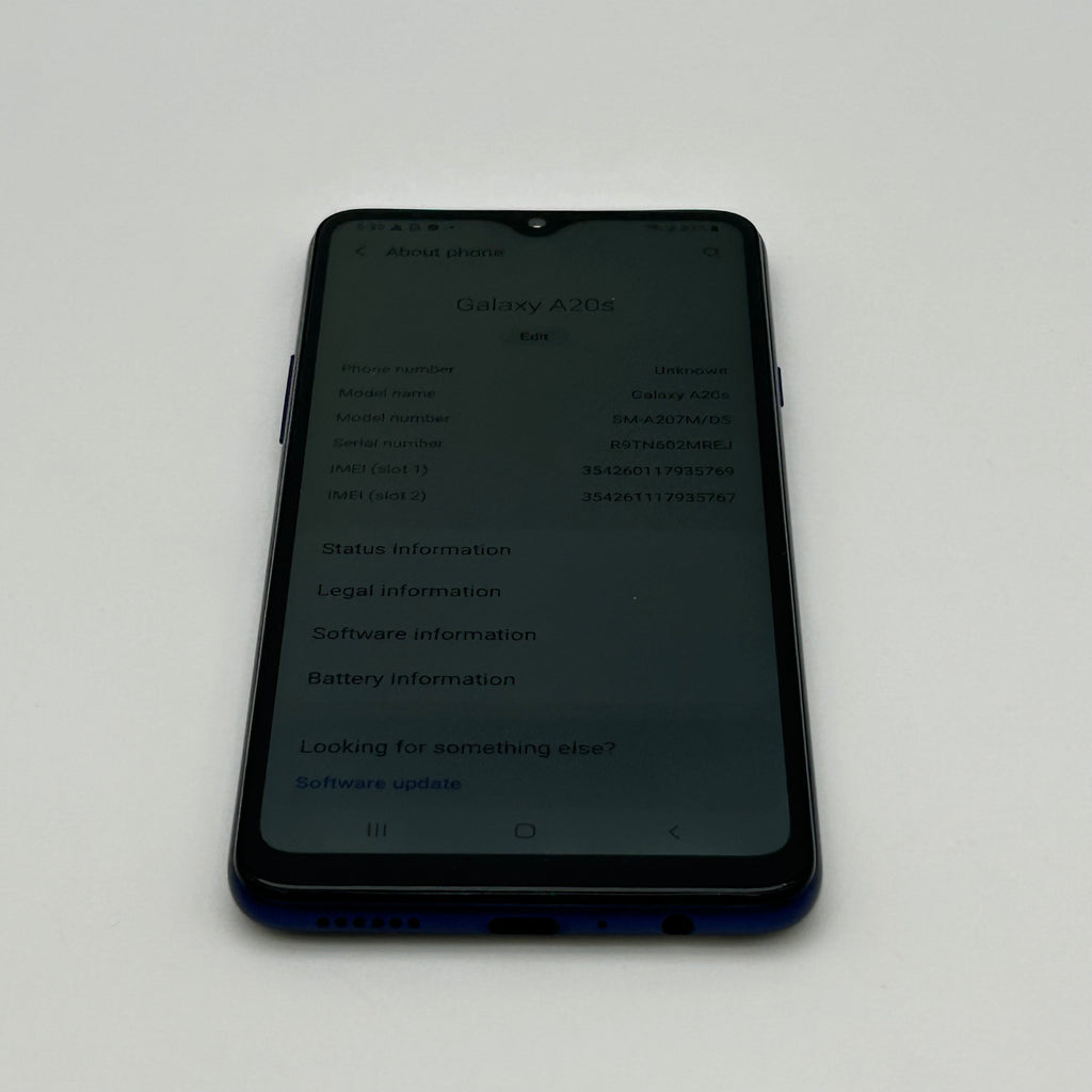 Samsung Galaxy A20 Unlocked Smartphone - 32GB - Blue - Used