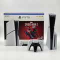 Sony PS5 Slim Disc Console 1TB White (Model CFI-2015) w/ Charging Dock & Box