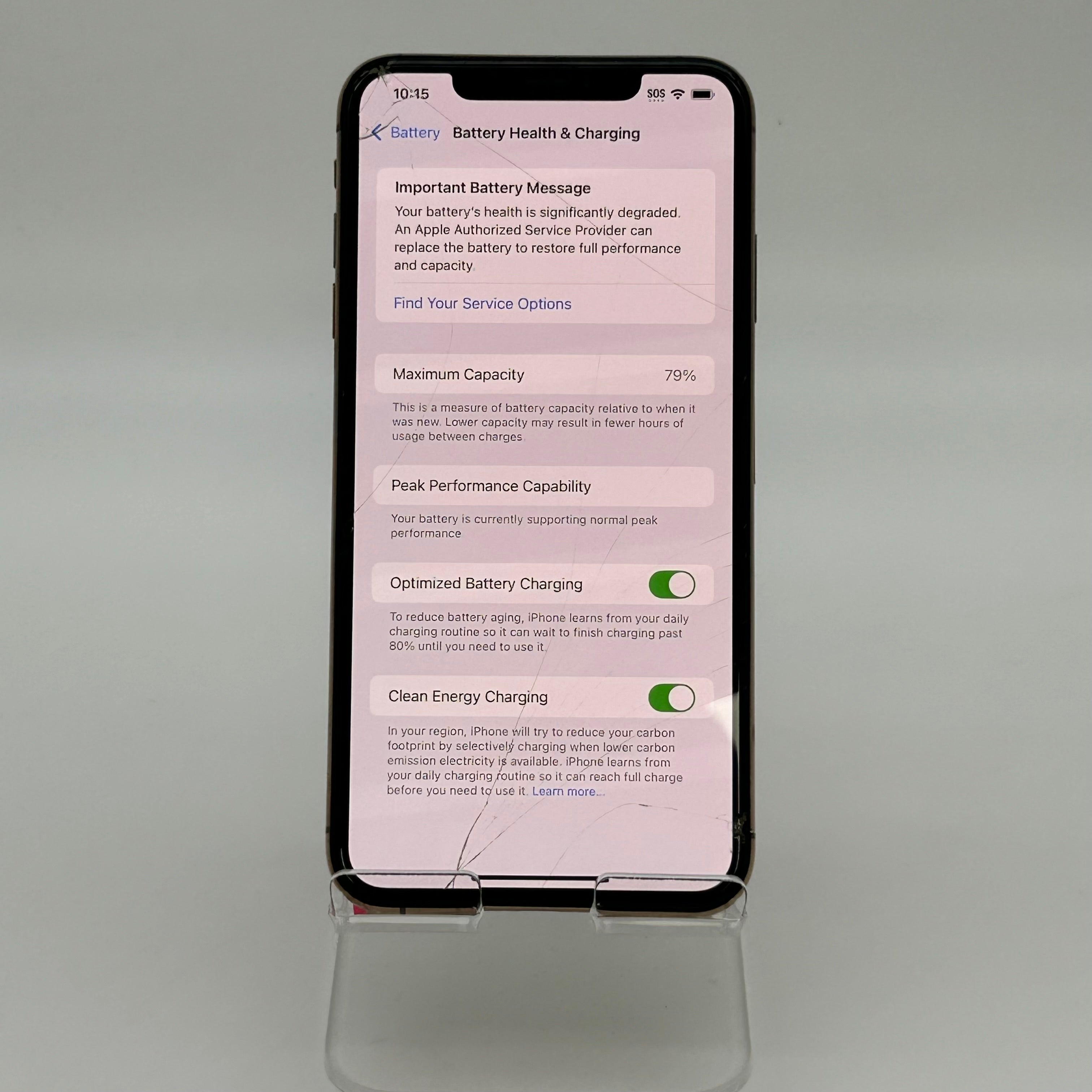 Apple iPhone XS Max 64GB Gold Unlocked - For Parts