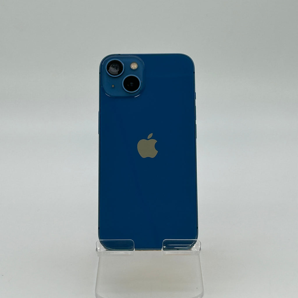 Unlocked Apple iPhone 13 128GB Blue  A2482 89% BH - Lens Cracked