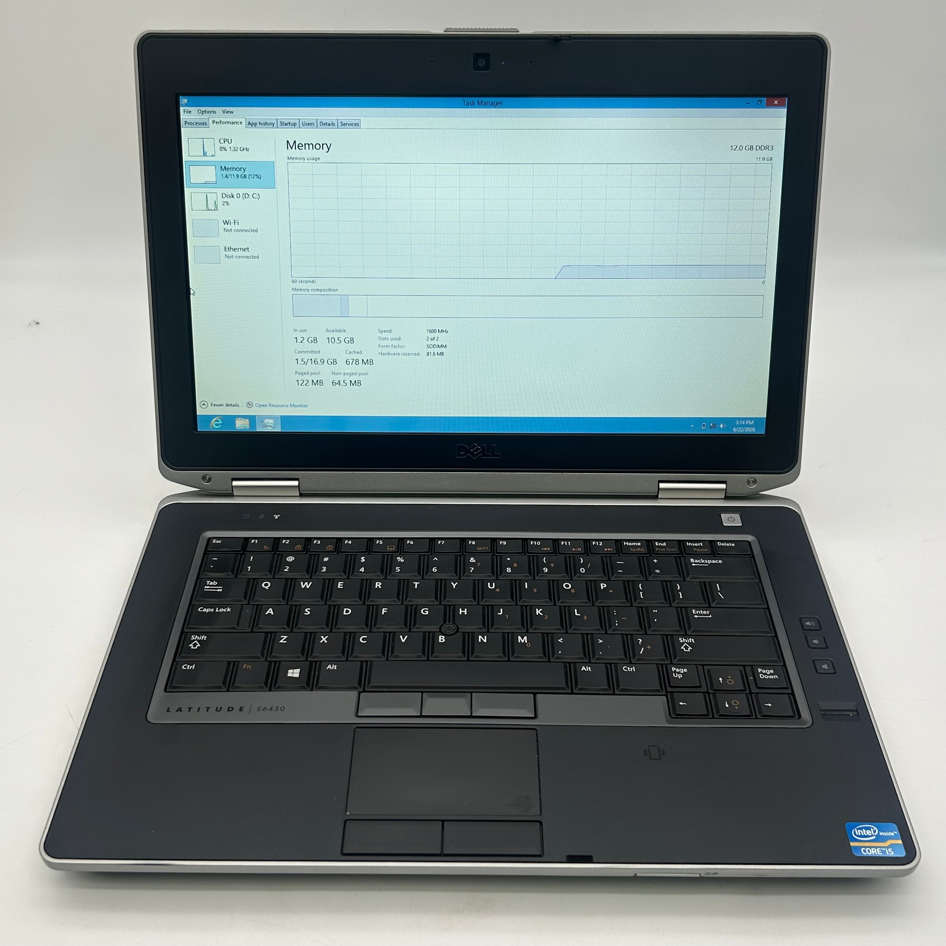 Dell Latitude E6430 14" |Core i5|2.7GHz|12GB RAM| 320GB|
