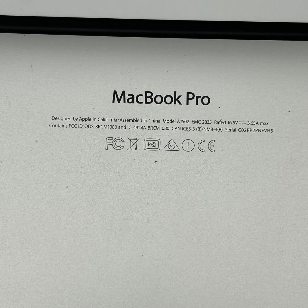 Apple MacBook Pro 13-inch A1502 8GB RAM 256GB SSD Silver - Used