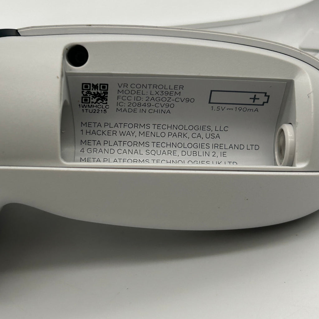 Oculus Quest 2 Virtual Reality Headset 128GB White w/ Both Controllers - TESTED