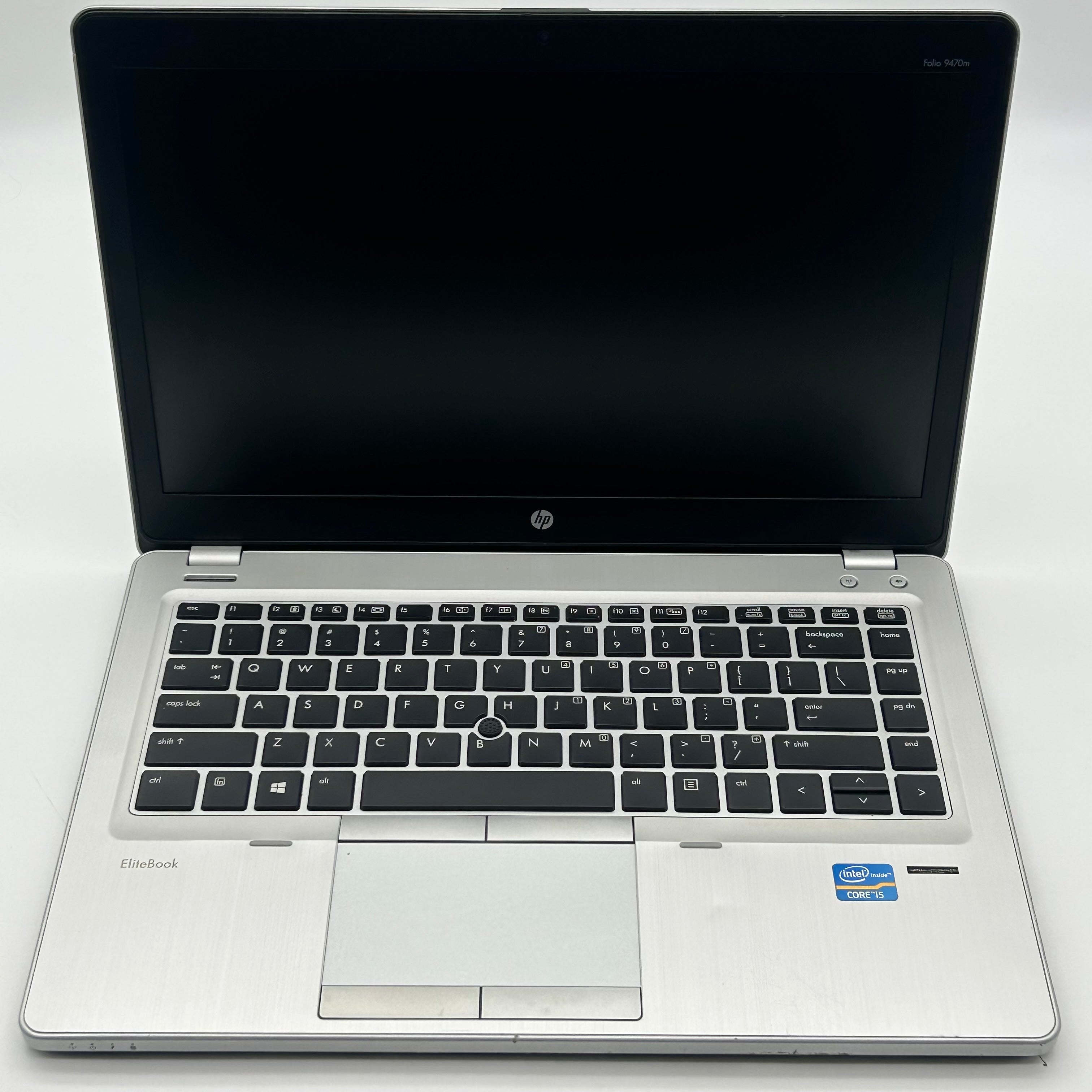 HP EliteBook Folio 9470m 14" |Core i5 |4GB RAM| 256GB| Silver Laptop w/ Charger - AS IS