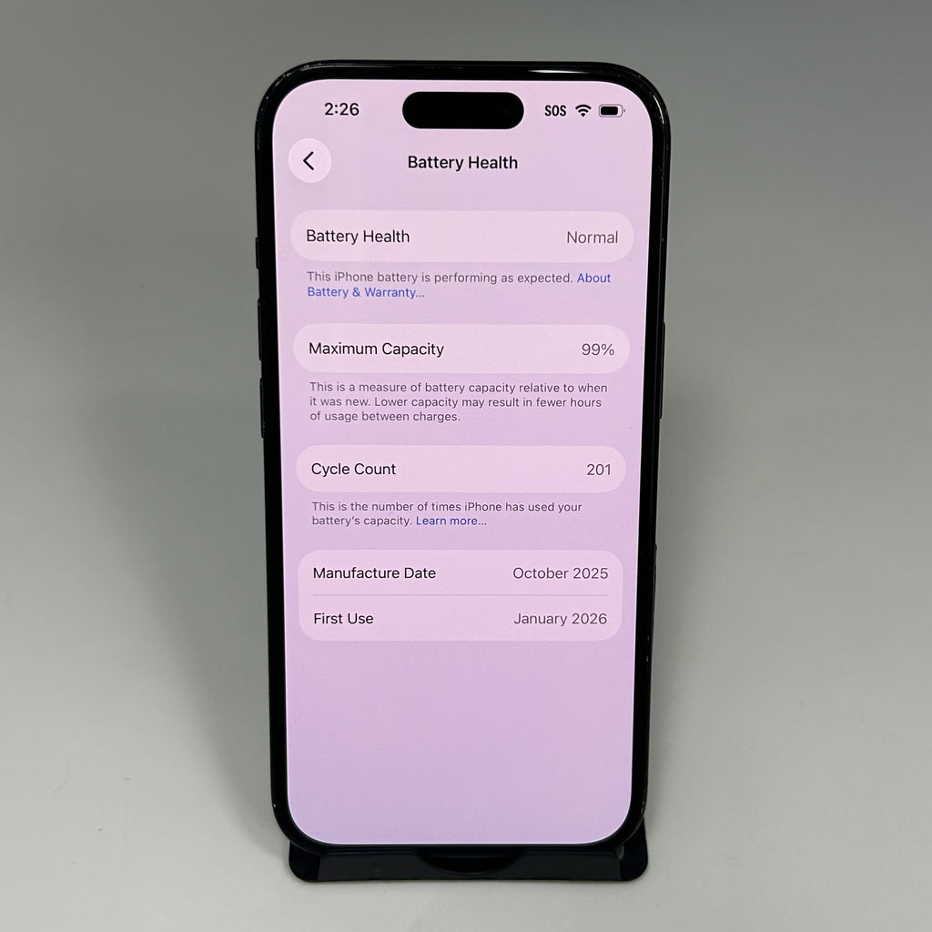 iPhone 15 - 128GB Black - BH 99% - (T-Mobile) *READ*