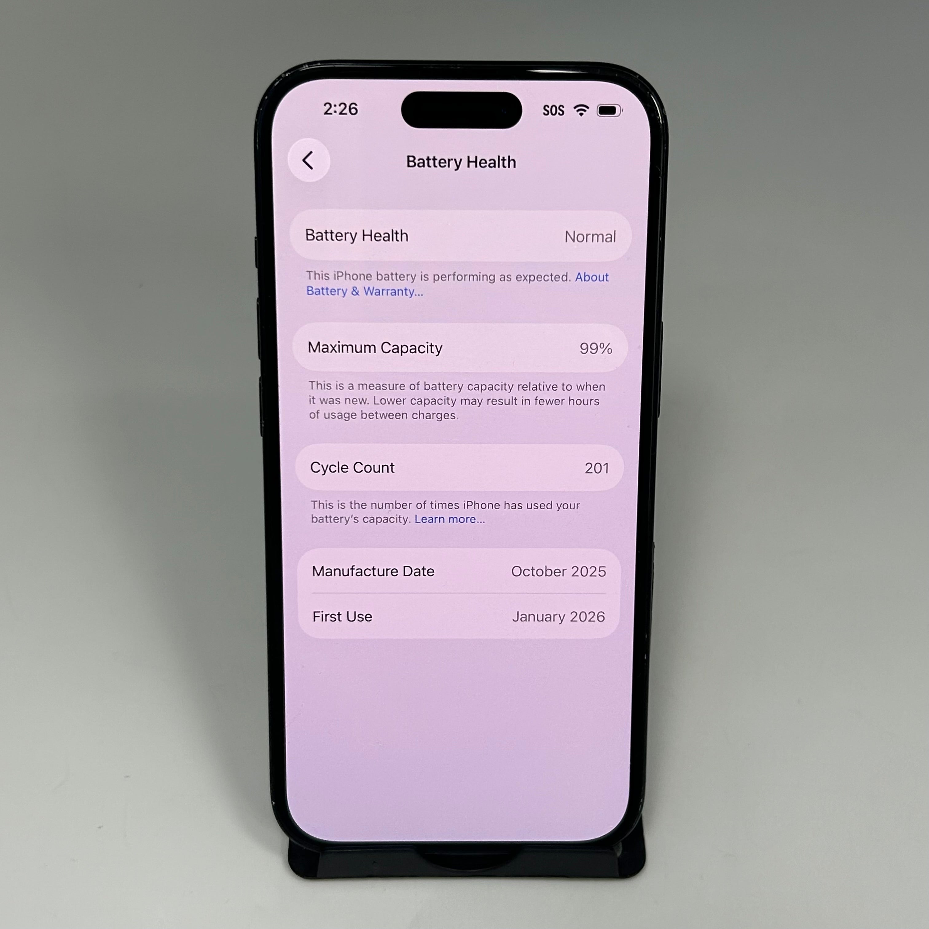 iPhone 15 - 128GB Black - BH 99% - (T-Mobile) *READ*