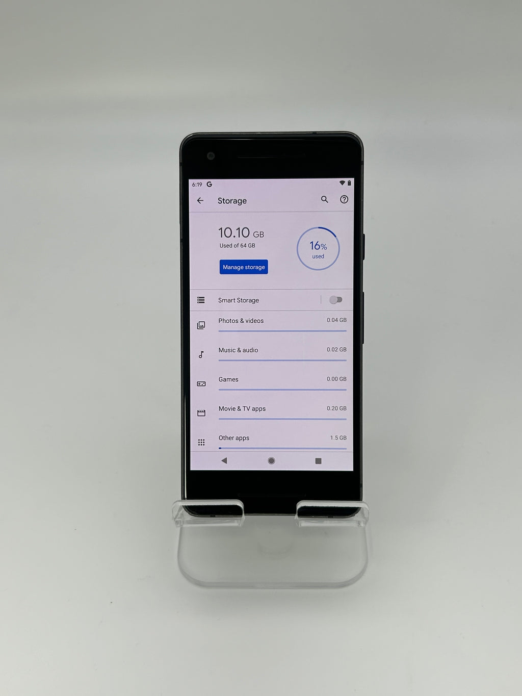 Google Pixel 2 5.0” 64GB Black Unlocked Phone - Used