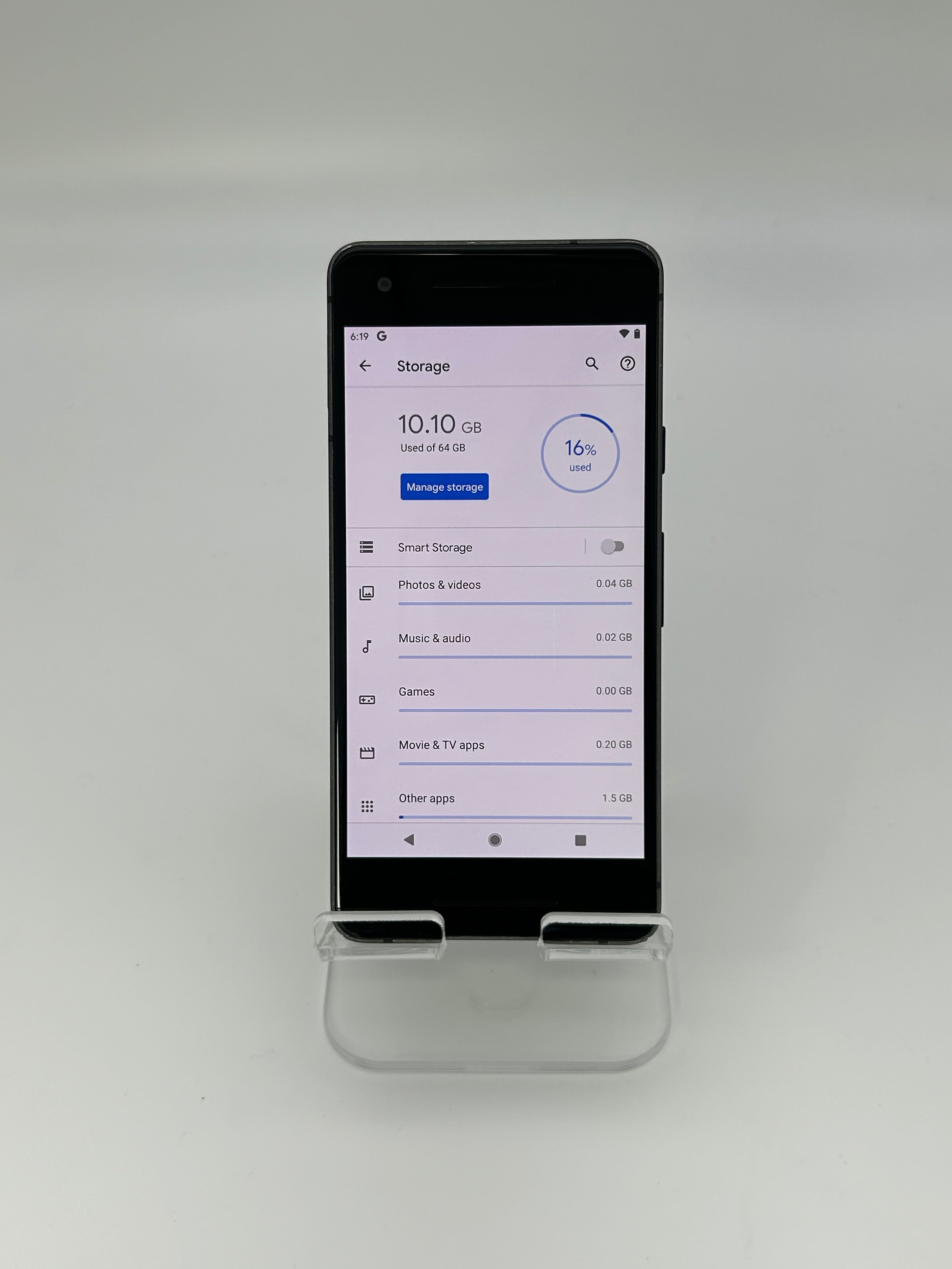 Google Pixel 2 5.0” 64GB Black Unlocked Phone - Used