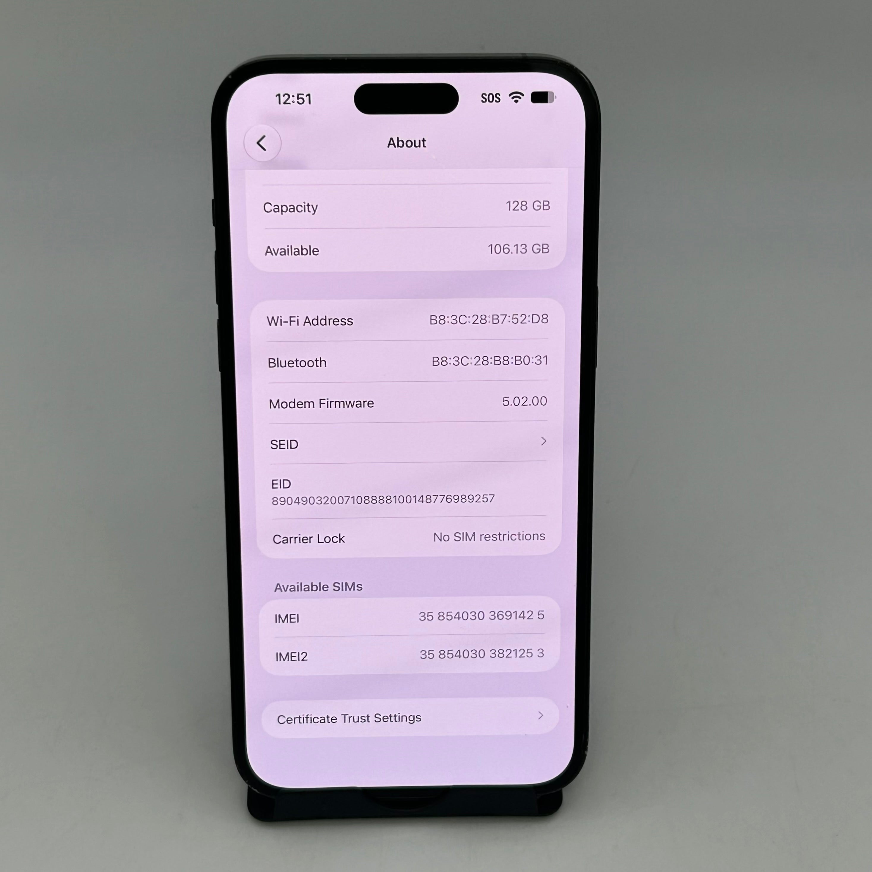 iPhone 14 Pro Max 128GB Space Gray Unlocked READ