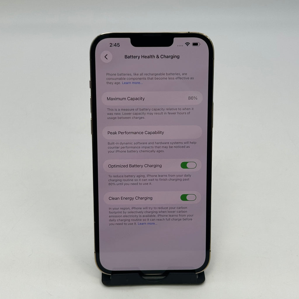 Apple iPhone 13 Pro Max A2484 128GB 86%BH Gold