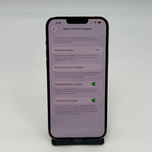 Apple iPhone 13 Pro Max A2484 128GB 86%BH Gold