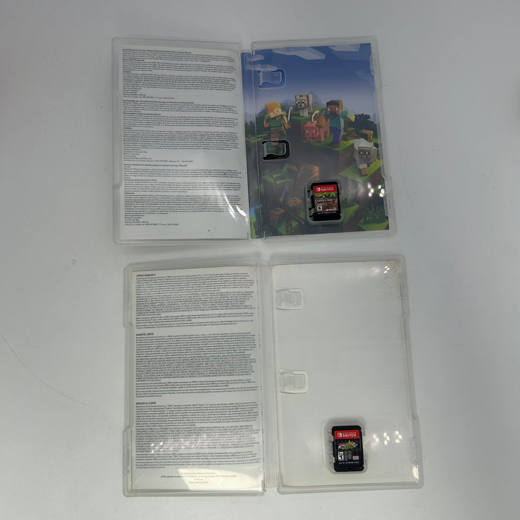 Nintendo Switch HAC-001-01 2019 Black 32GB Console with Joy-Cons, Power Cable, and Included Games