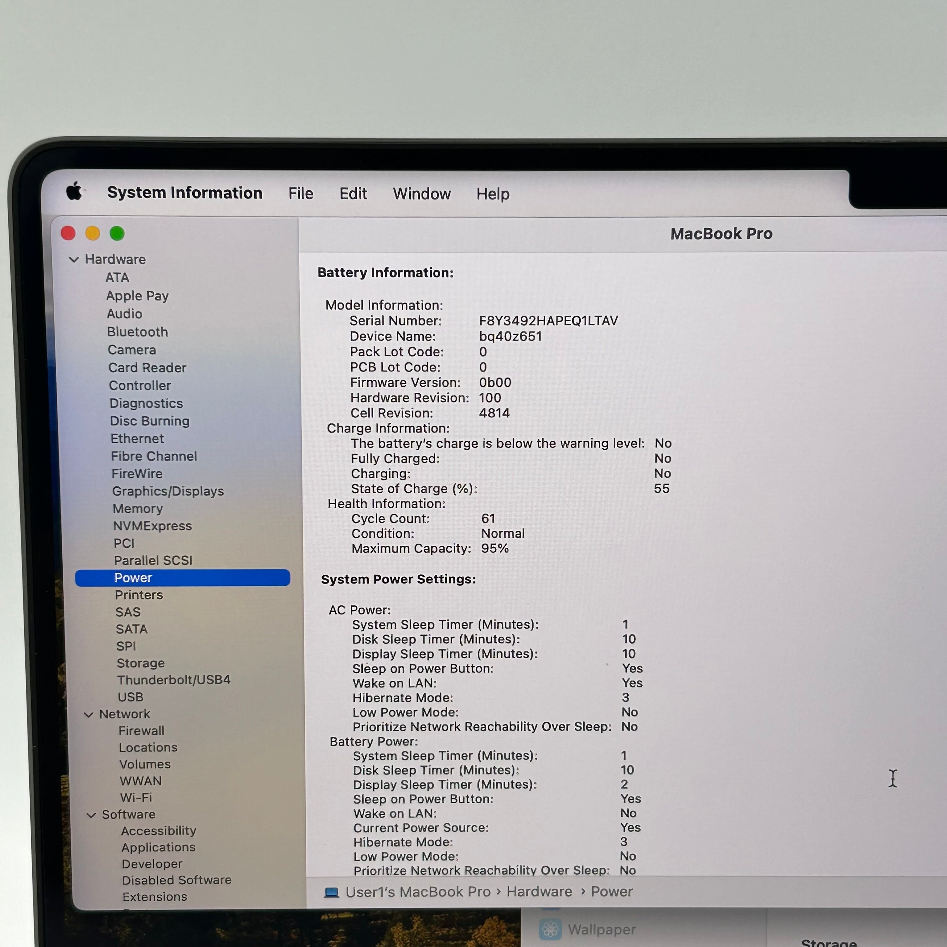 2023 Apple MacBook Pro 14" M3 8GB RAM 512GB SSD MTL73LL/A A2918 Space Gray