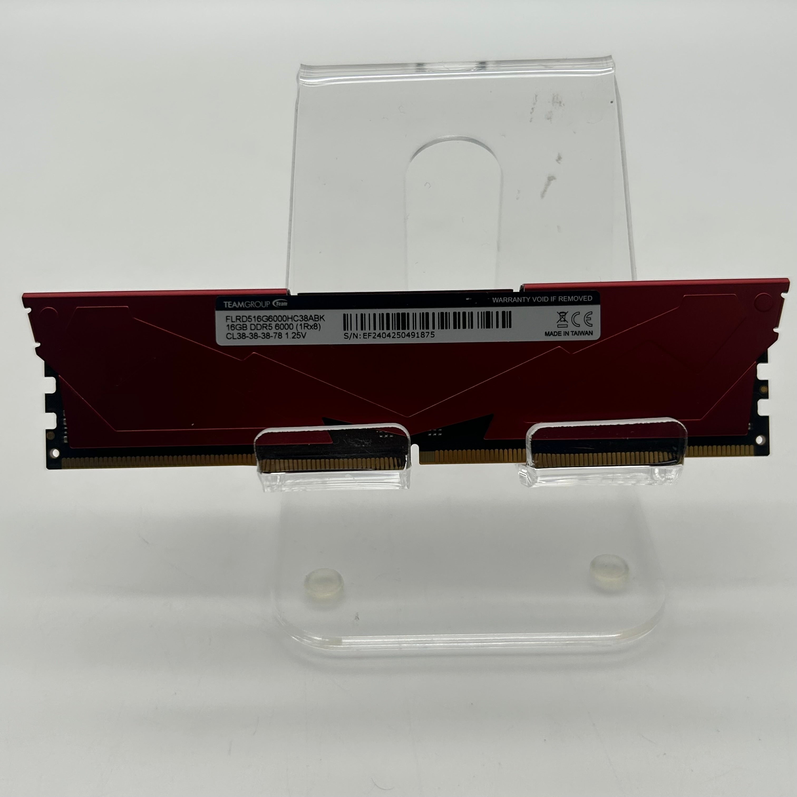 TeamGroup T-Force Vulcan 16GB (1x16GB) DDR5 6000MHz RAM