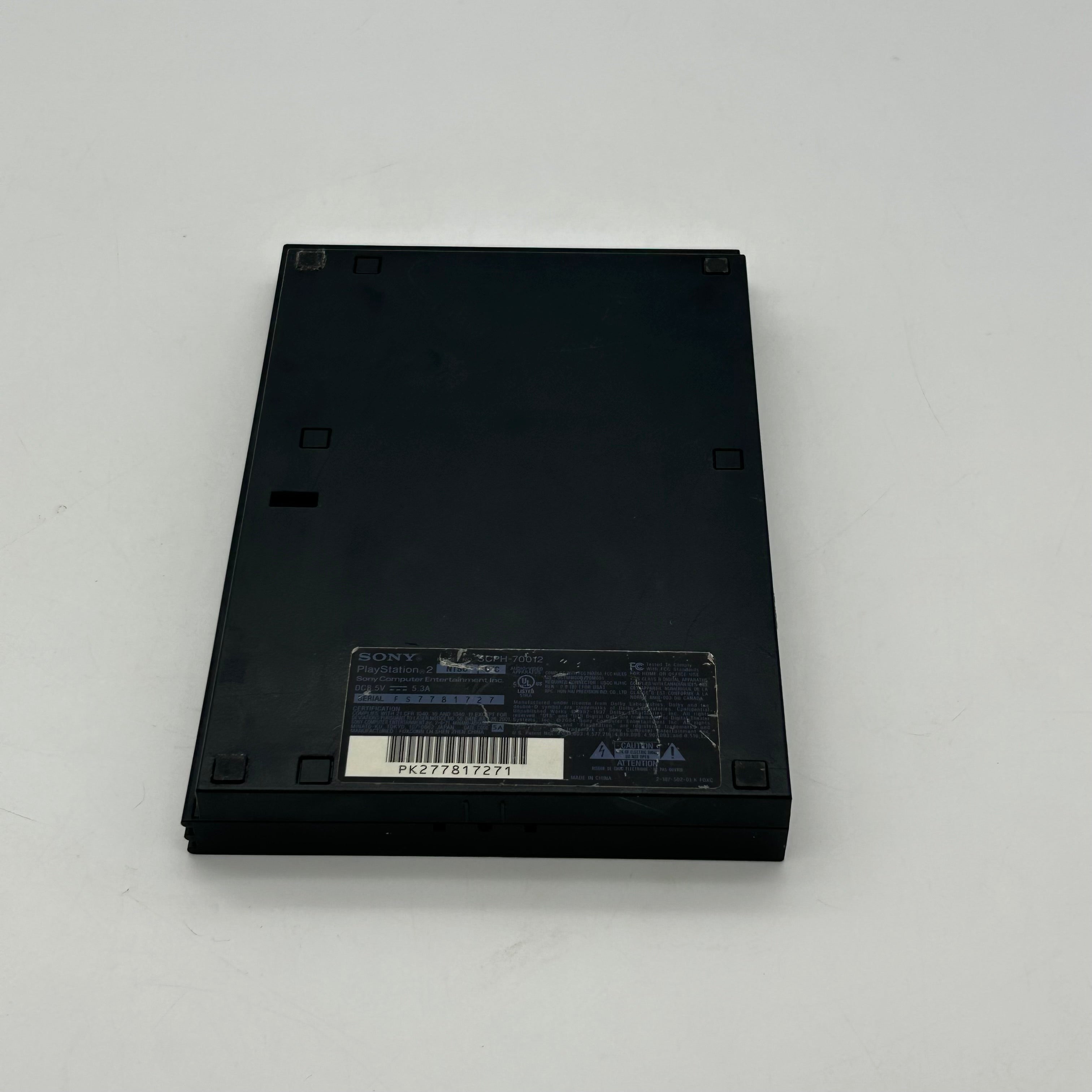 Sony PlayStation 2 PS2 Slim Black Console Bundle SCPH-75001
