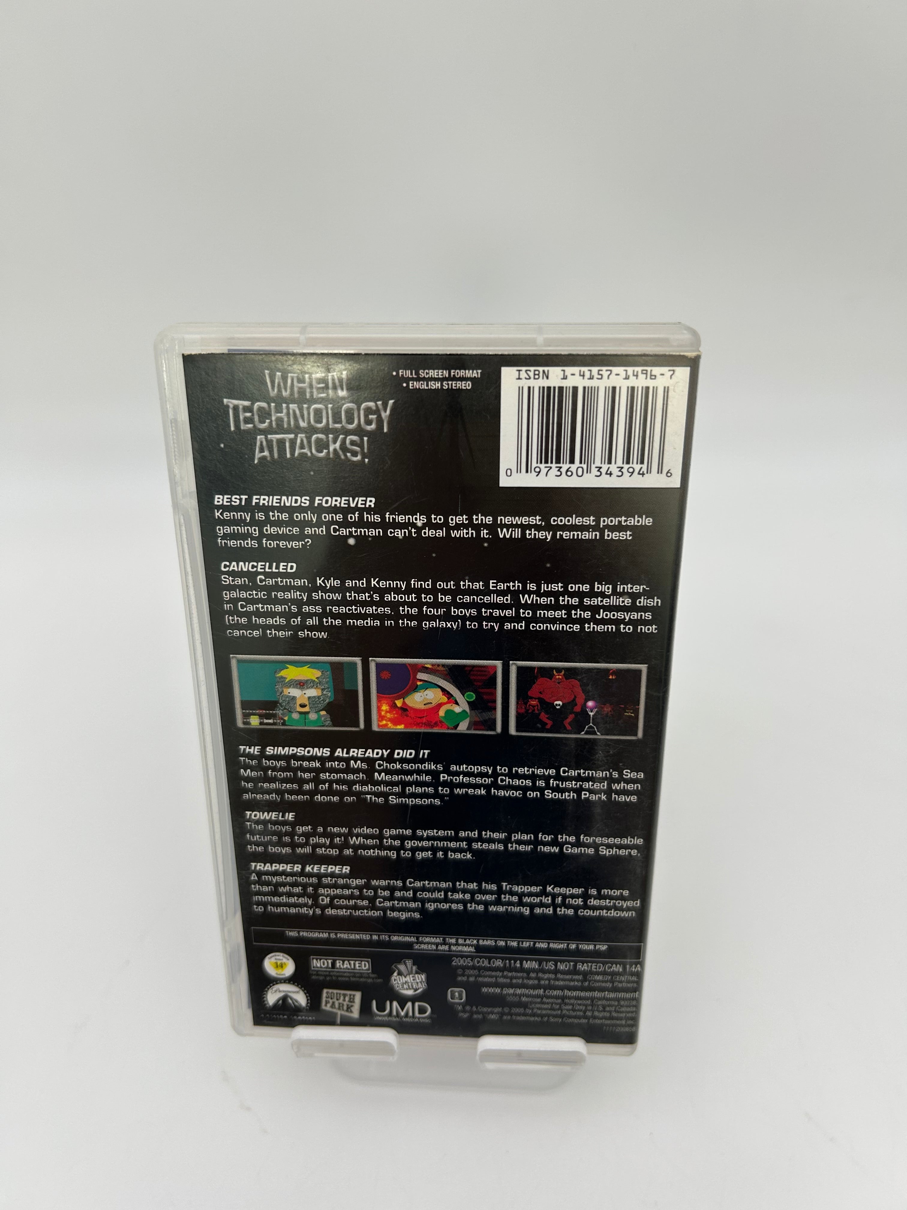 South Park When Technology Attacks! PSP UMD - Used Clear
