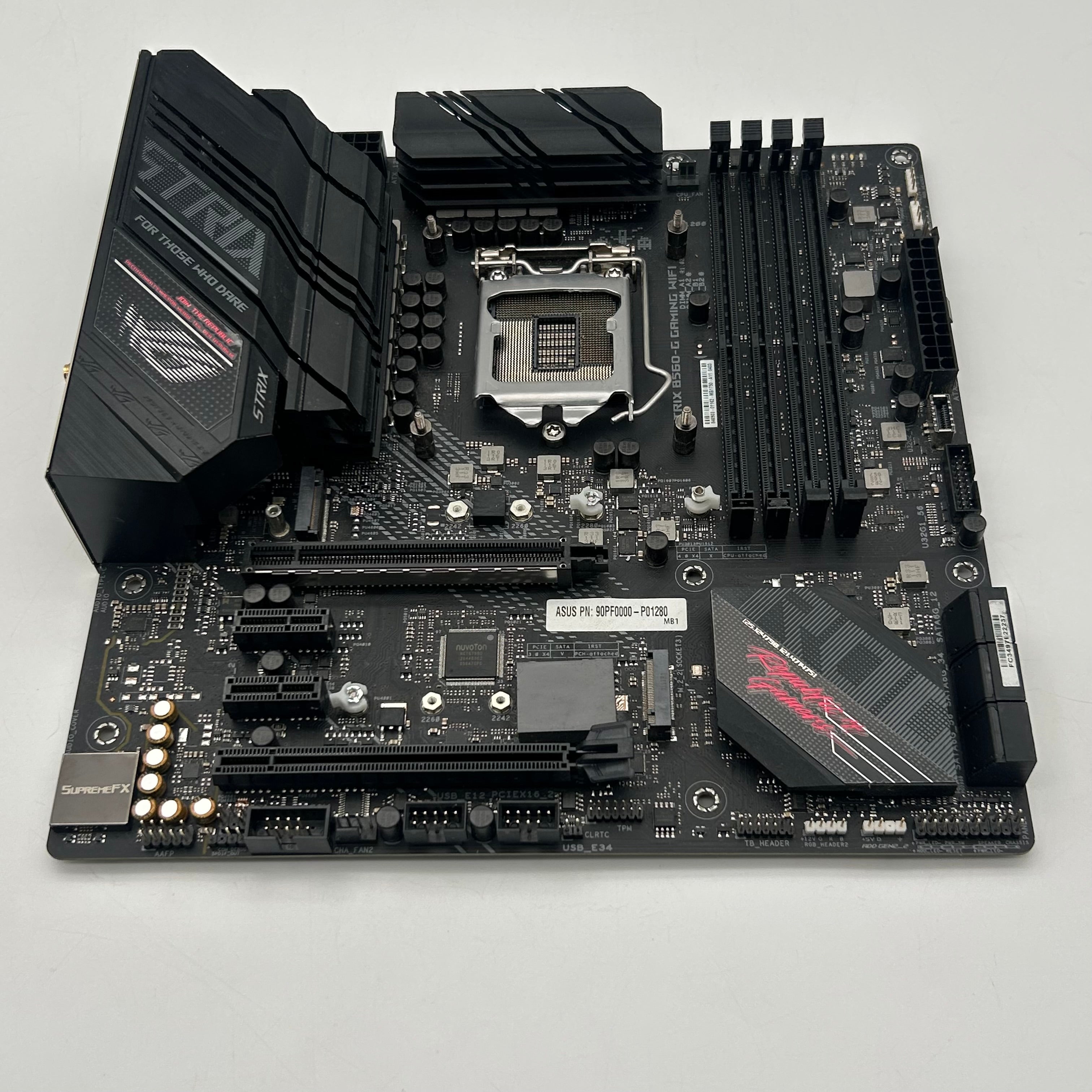 Asus ROG Strix B560 G Gaming WiFi DDR4 LGA 1200 Micro ATX Motherboard