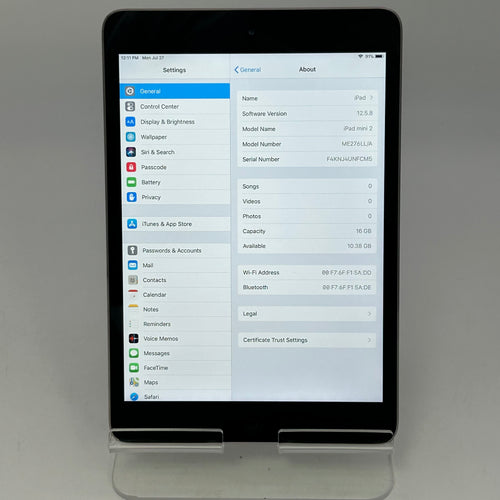 Apple iPad Mini 2nd Gen A1489 16GB WiFi Only
