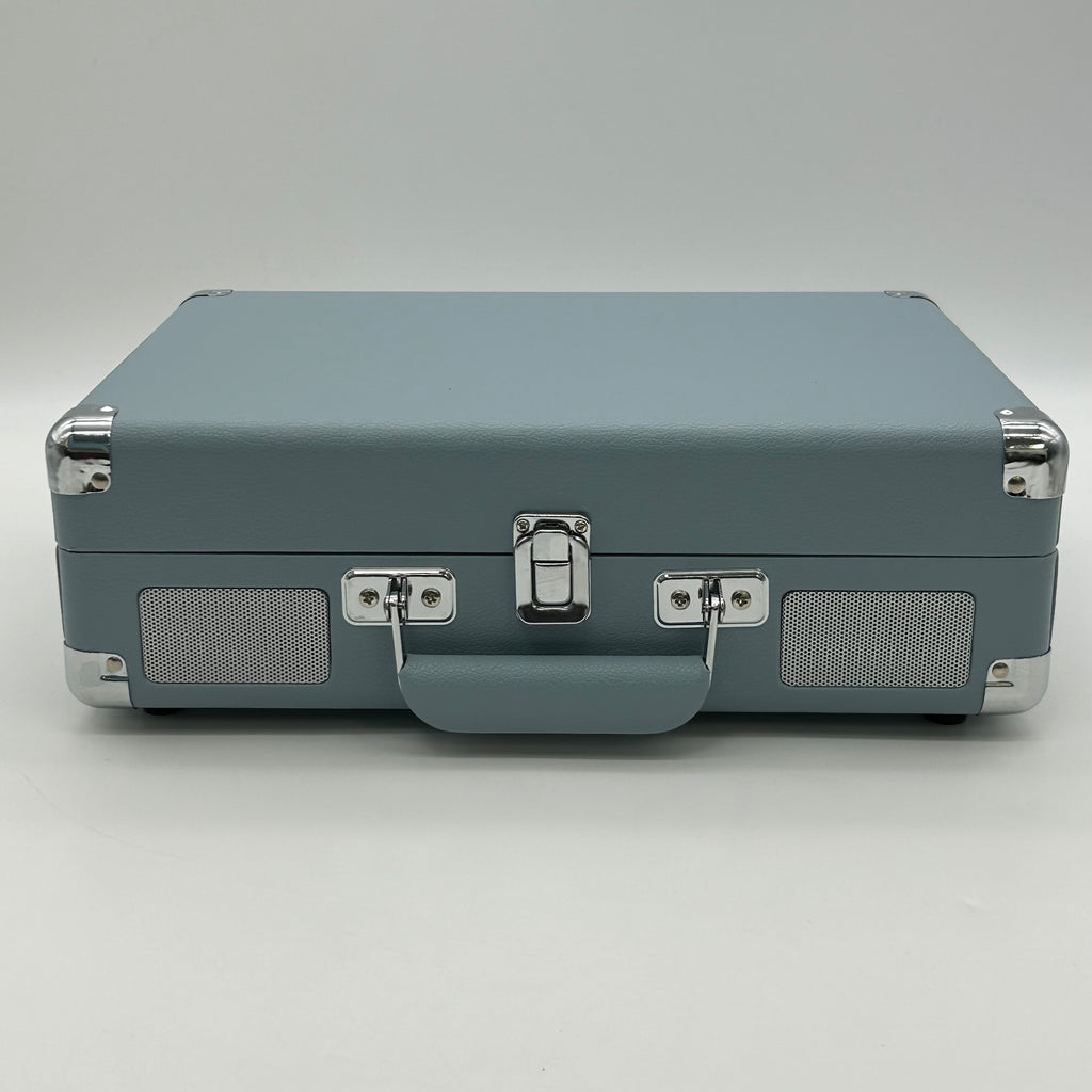 Crosley Cruiser Deluxe Turntable CR8005D-TN Slate Blue New Open Box Bluetooth