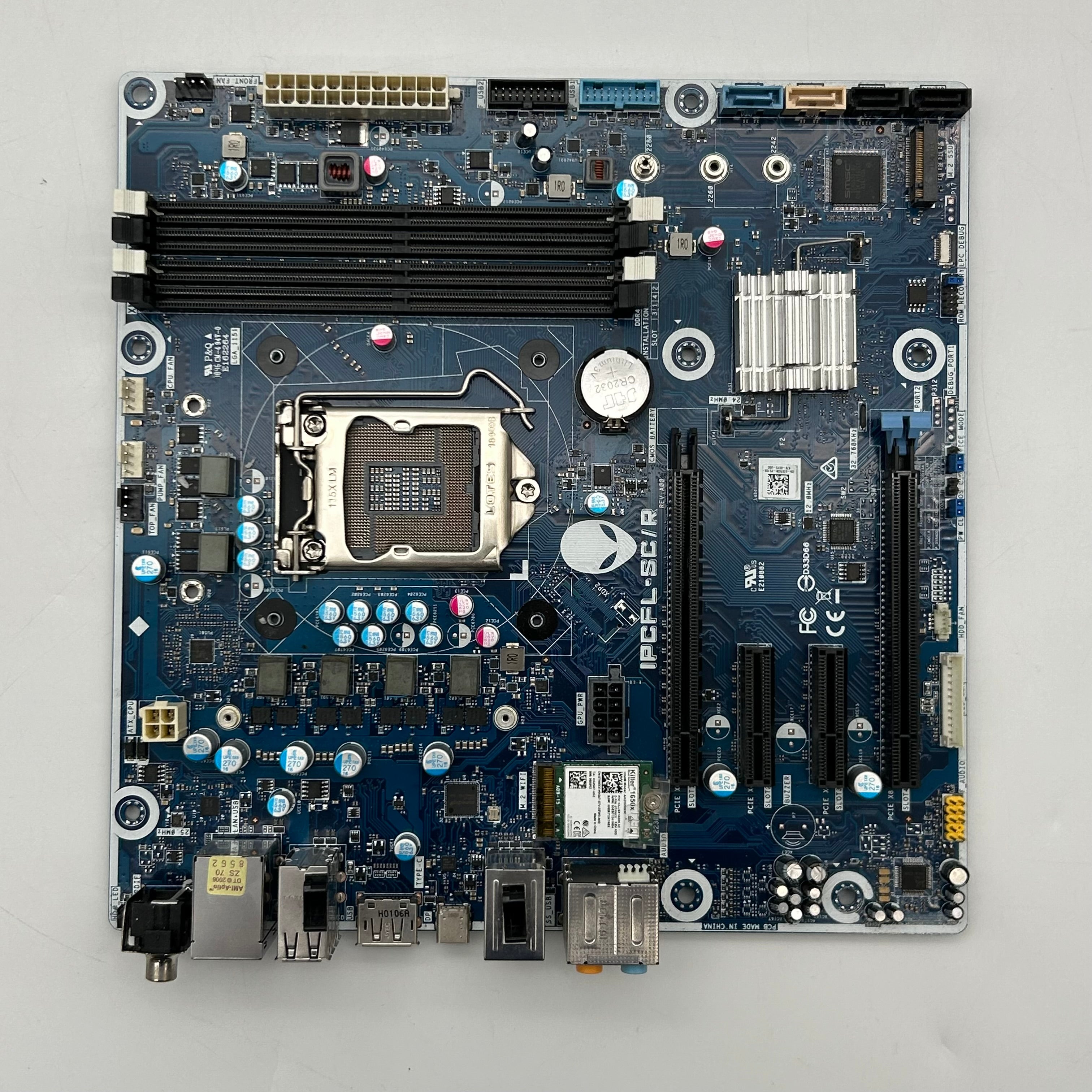 OEM Dell Alienware Aurora R8 Motherboard 02XRCM IPCFL-SC/R w/ Heatsink & Wi-Fi