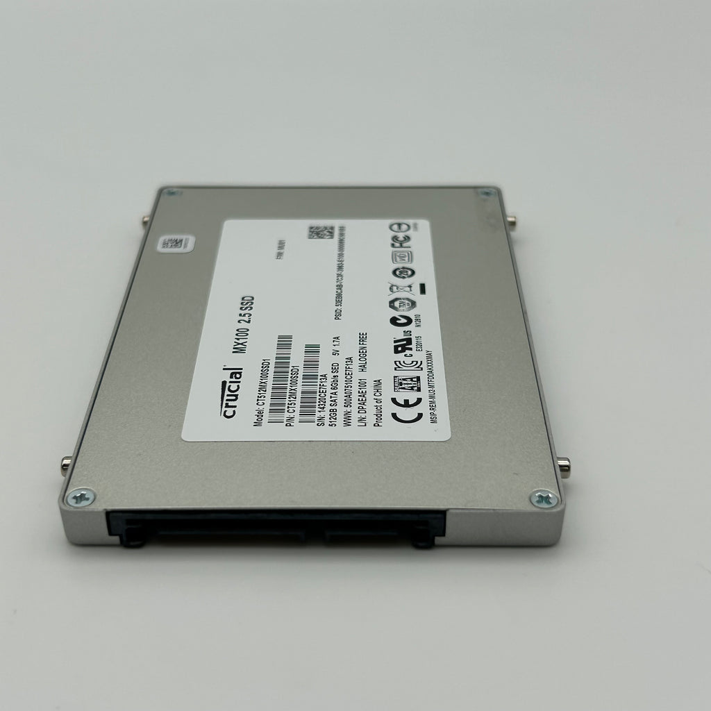 Crucial CT512MX100SSD1 MX100 512GB 2.5" SATA 6Gb/s SSD Blue - Used