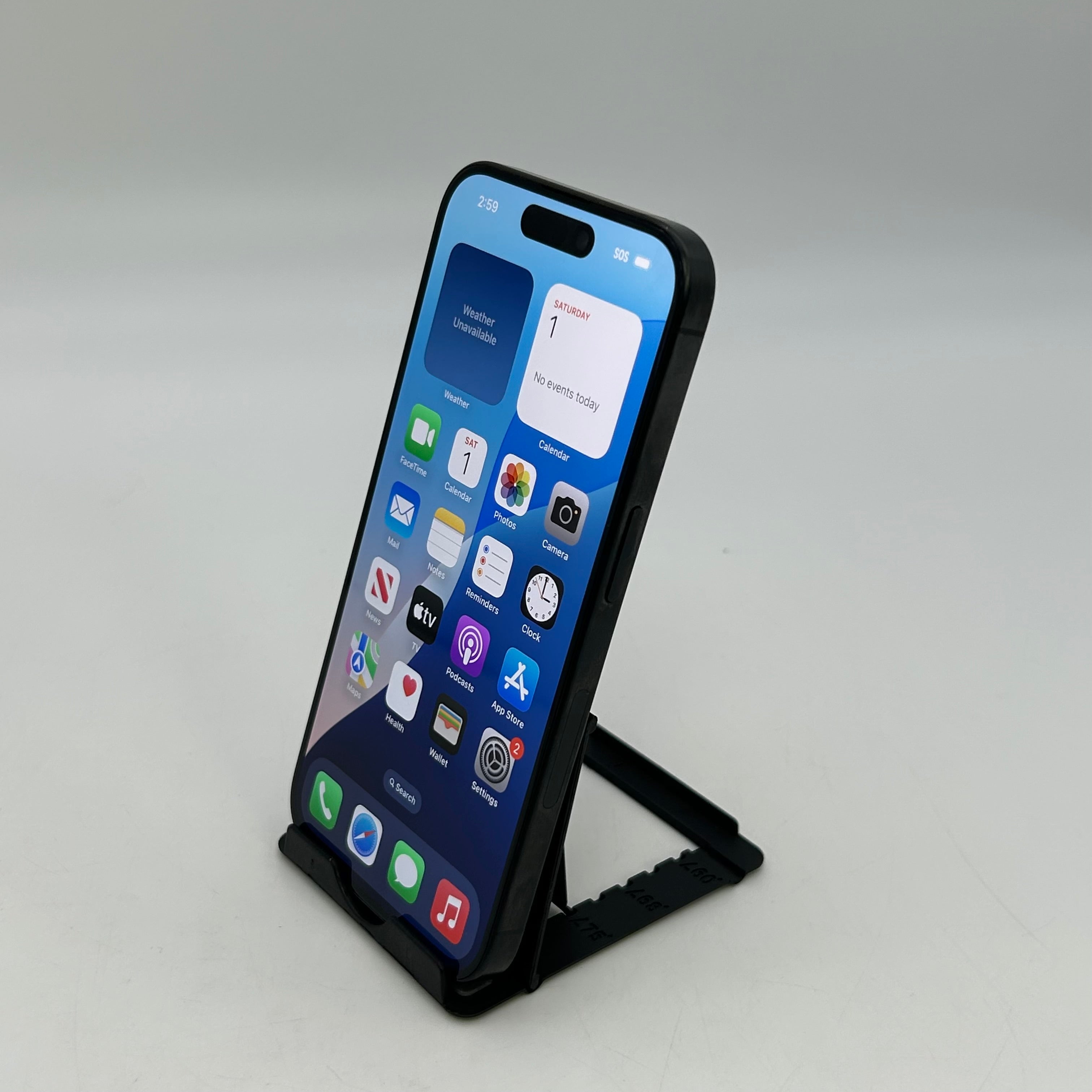 Apple iPhone 15 Pro - 128 GB - Black Titanium (T-Mobile) READ