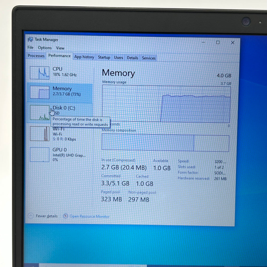 Dell Latitude 3420 14" Intel Core i3-1115G4 4GB RAM 256GB SSD Windows 10 Pro