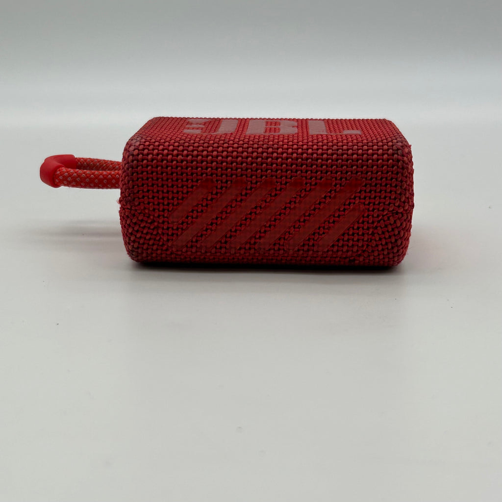 JBL - GO3 Portable Waterproof Wireless Speaker - Red
