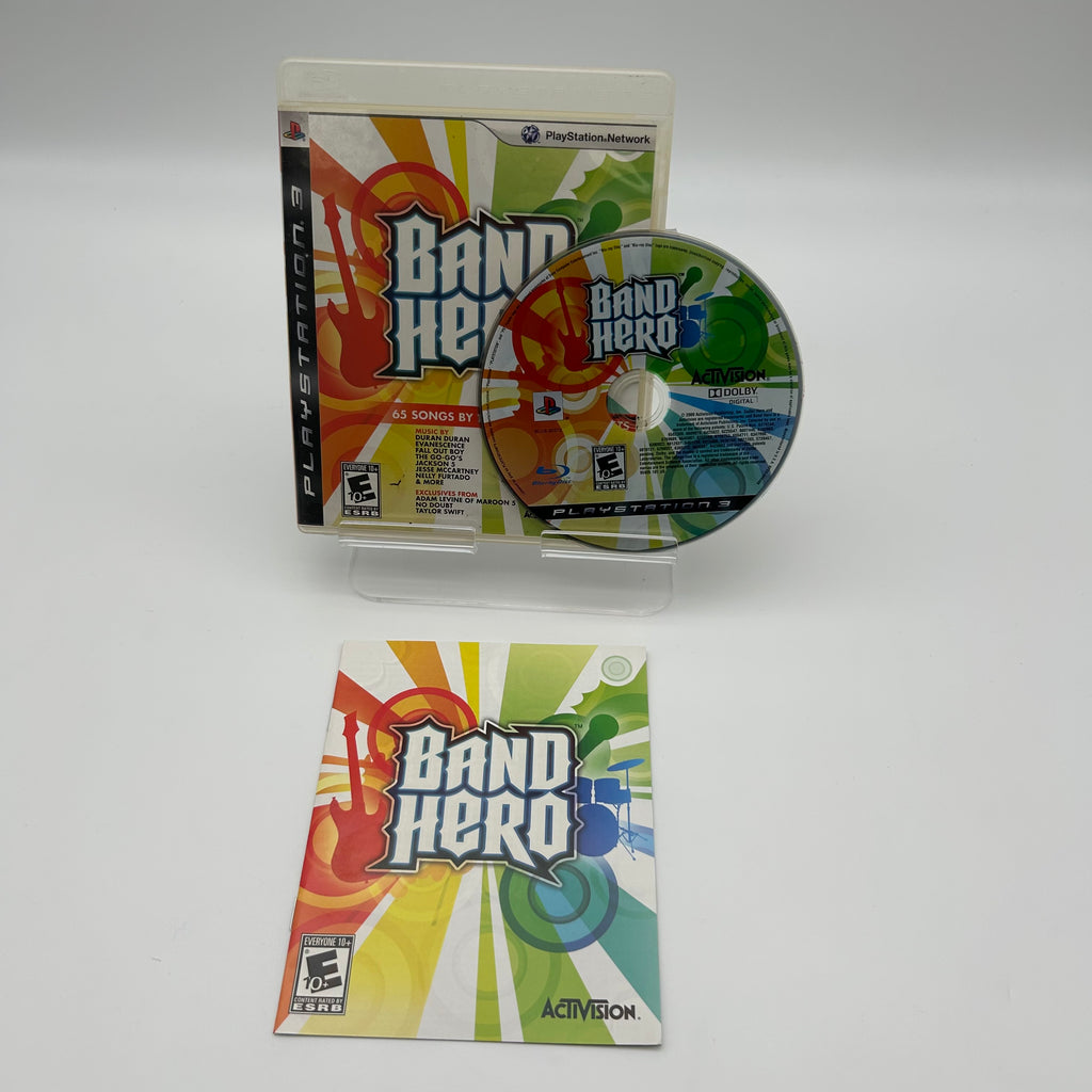 Playstation 3 Band Hero Video Game With Manual and Case - Used