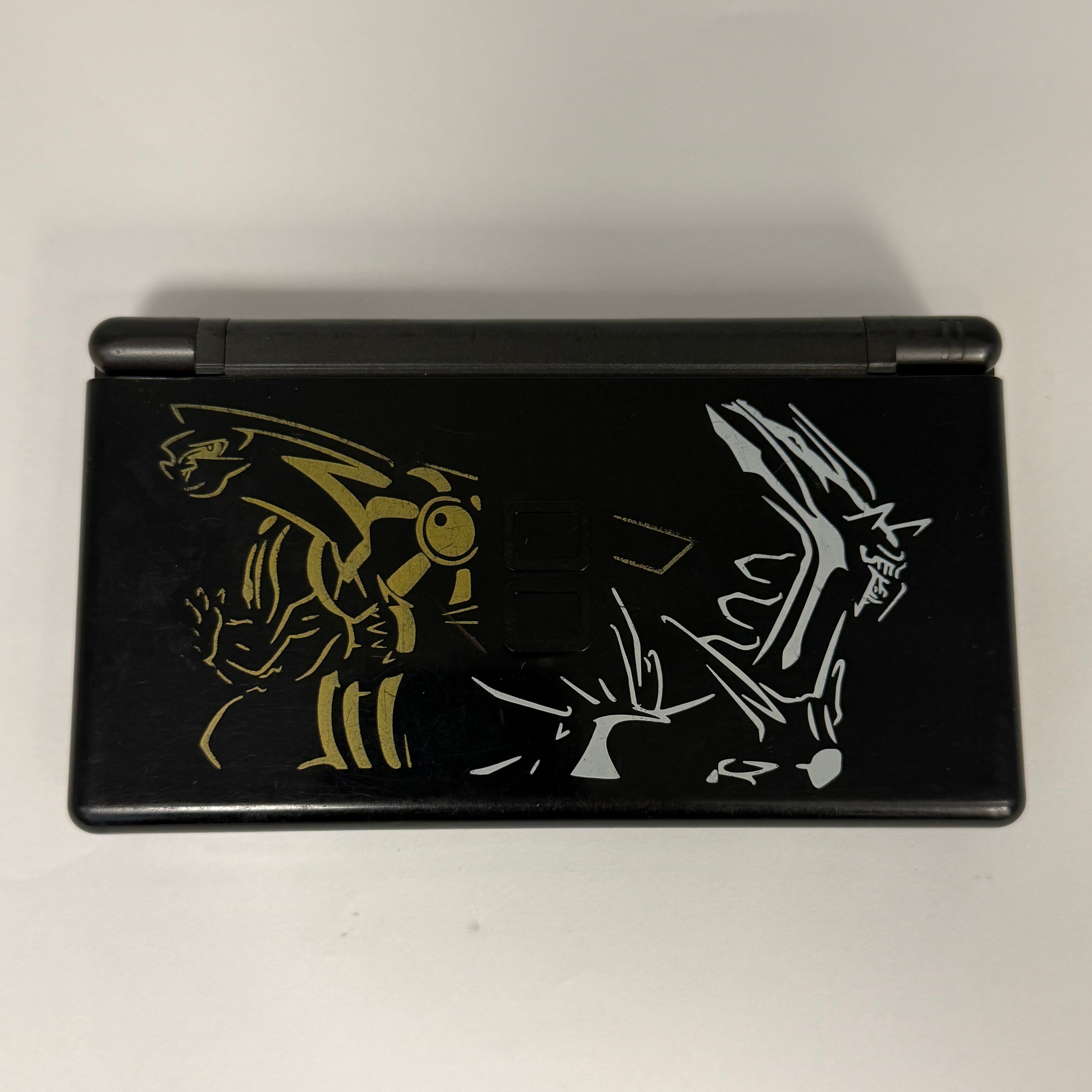 Nintendo DS Lite Pokemon Dialga And Palkia Edition Console w/ Charger & Stylus - Tested