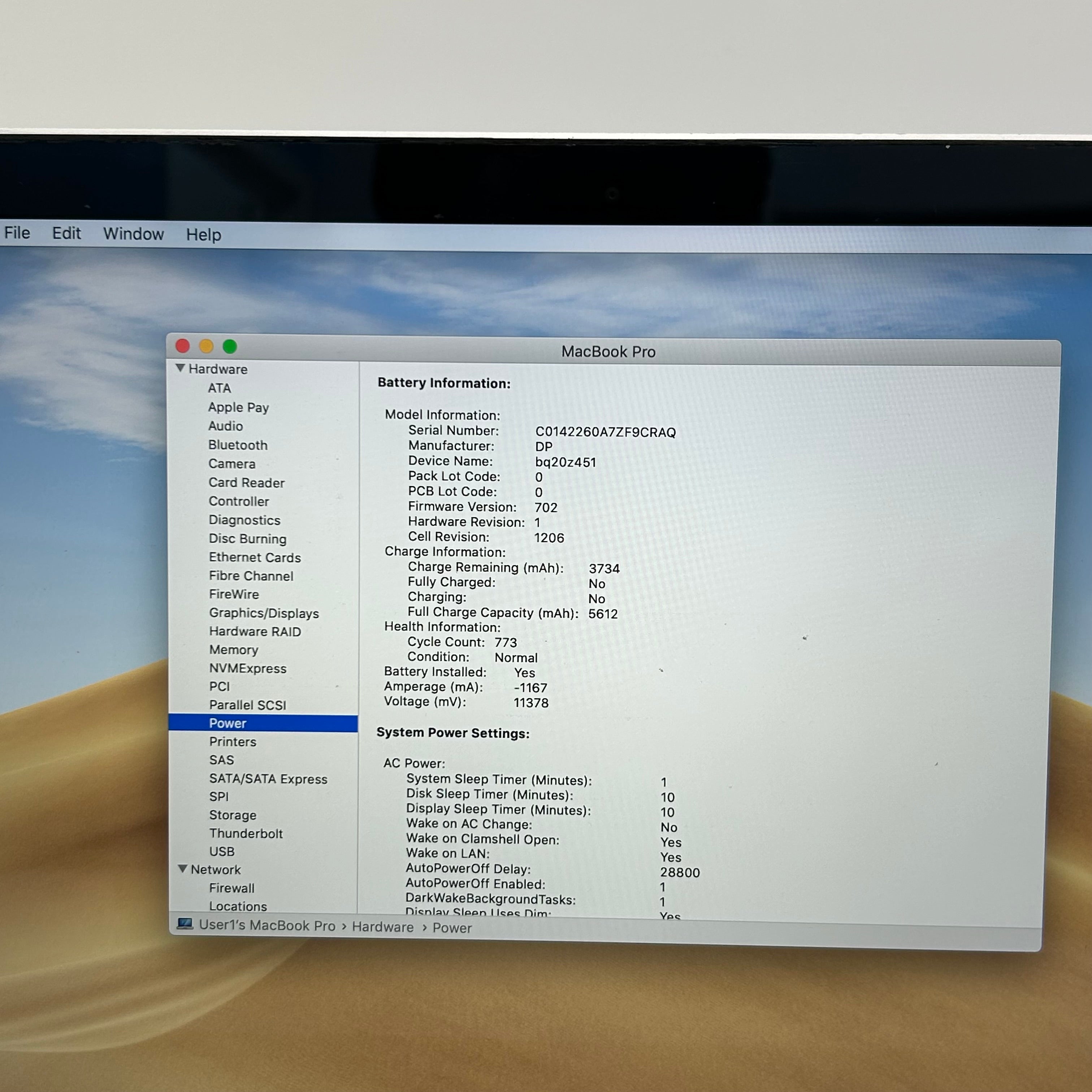 Apple MacBook Pro 15.4” Retina, A1398, 2.4 GHz Quad-Core i7, 16GB RAM, 512GB SSD