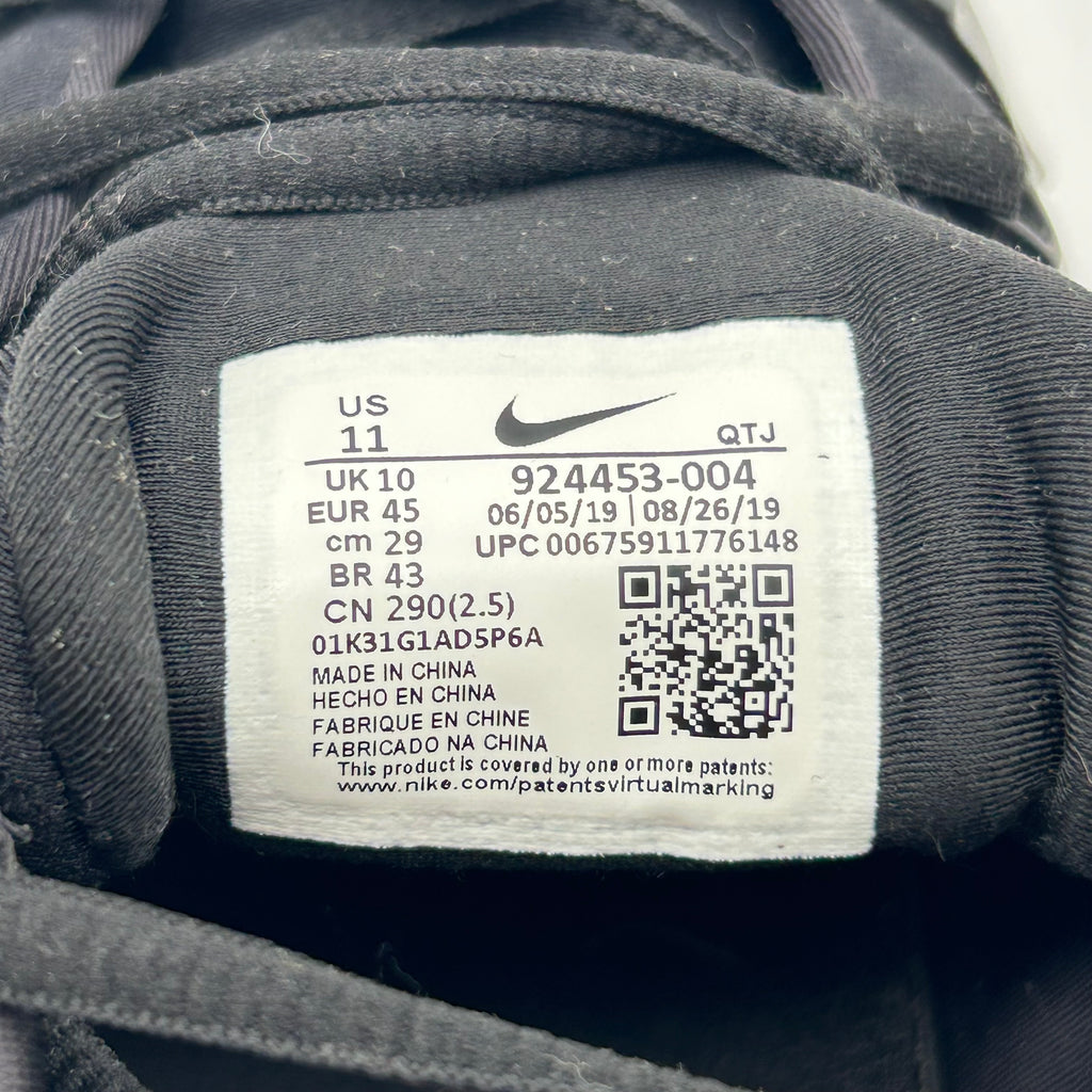 Size 11 - Nike Air VaporMax Plus Low Triple Black 924453-004